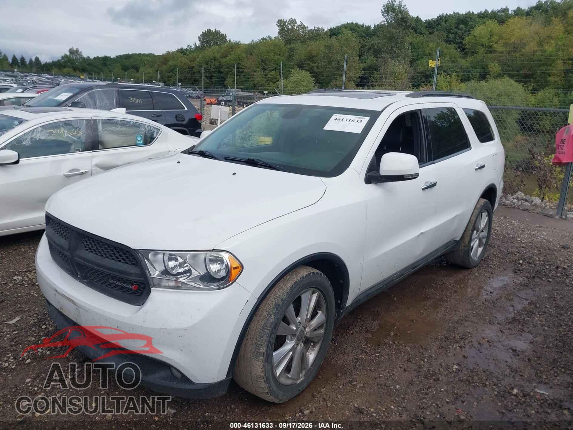 DODGE DURANGO 2013 - 1C4RDJDG0DC654302