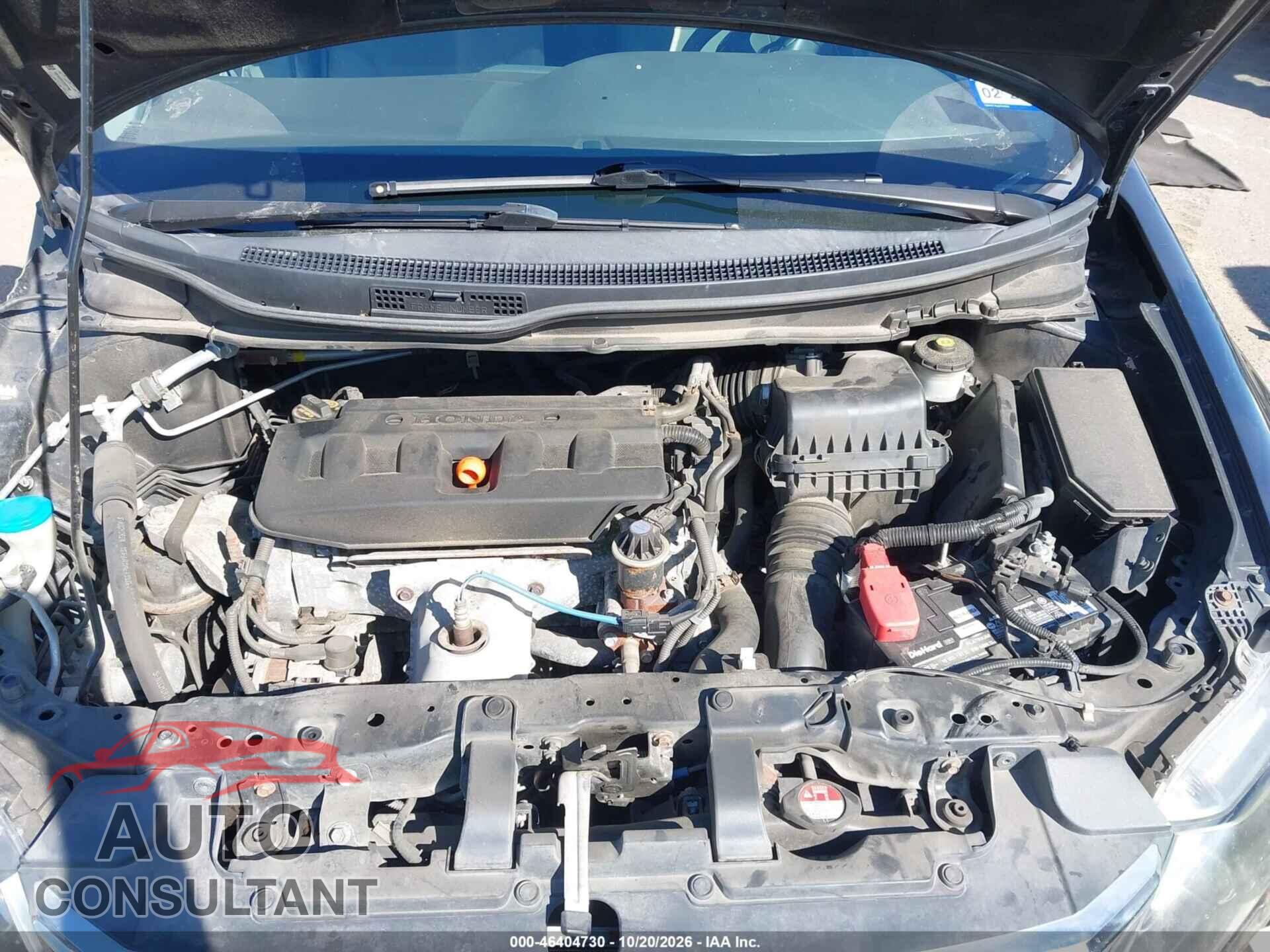 HONDA CIVIC 2012 - 19XFB2F57CE377794