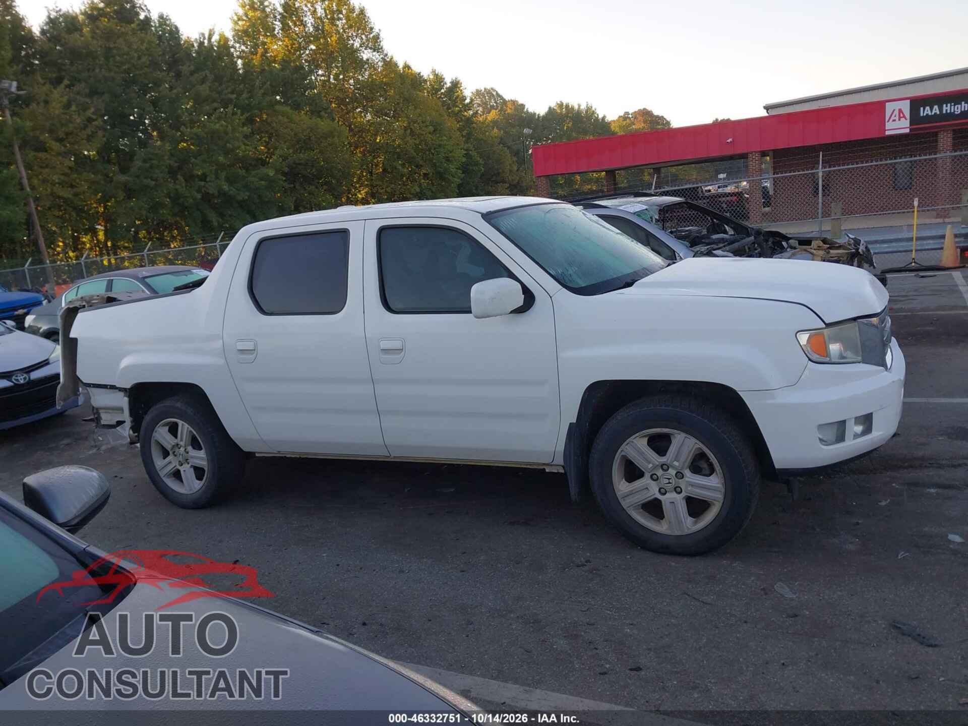 HONDA RIDGELINE 2013 - 5FPYK1F56DB012576