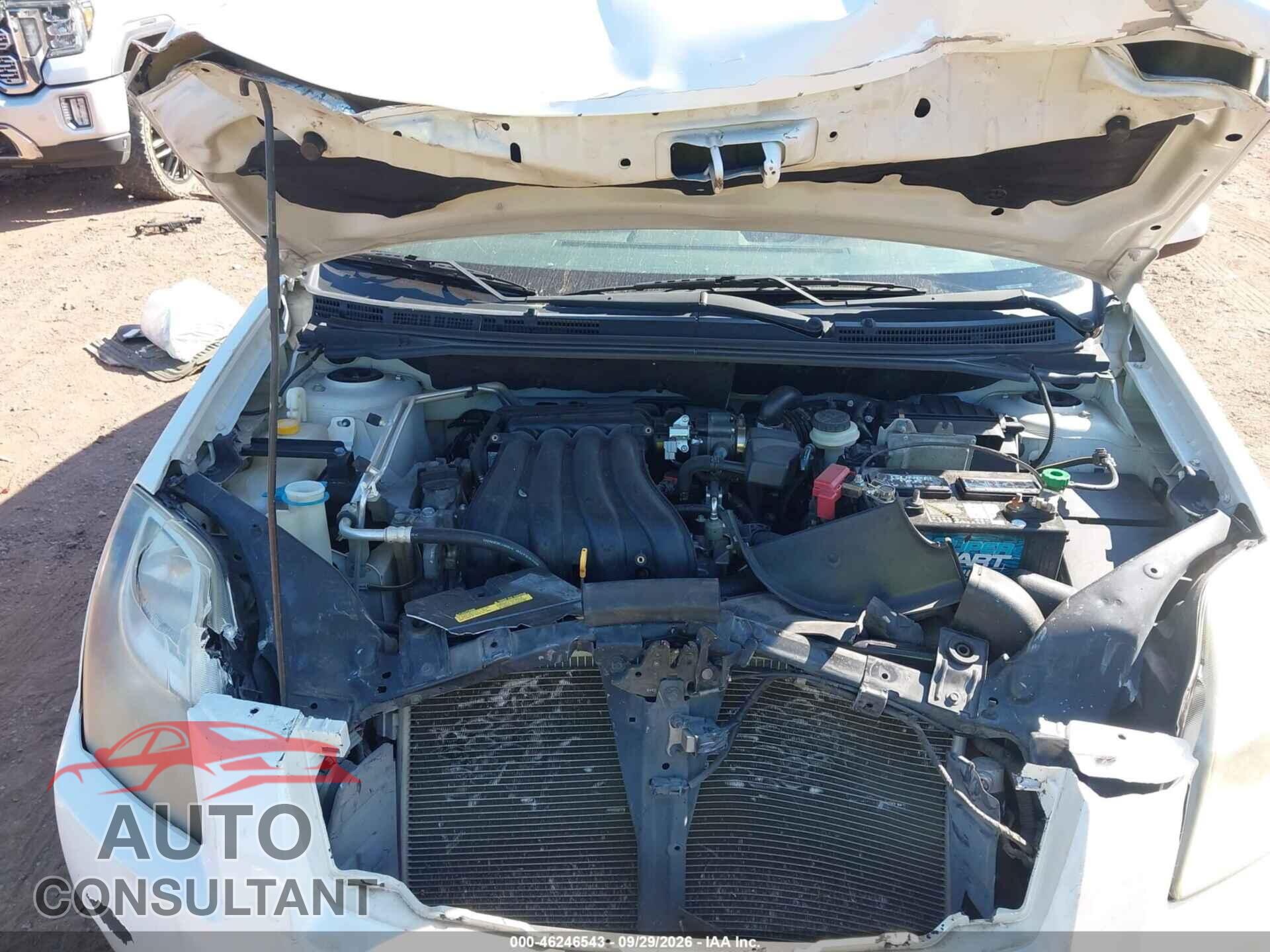 NISSAN SENTRA 2012 - 3N1AB6APXCL785098