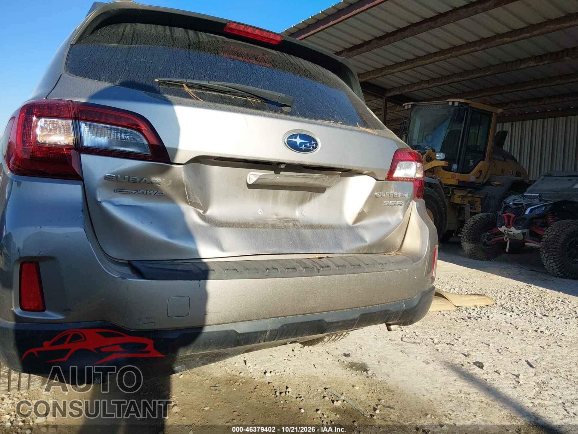 SUBARU OUTBACK 2015 - 4S4BSELC8F3214565