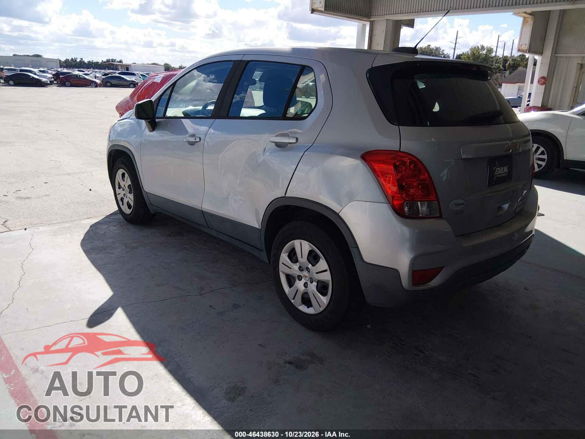 CHEVROLET TRAX 2017 - 3GNCJKSB3HL287778