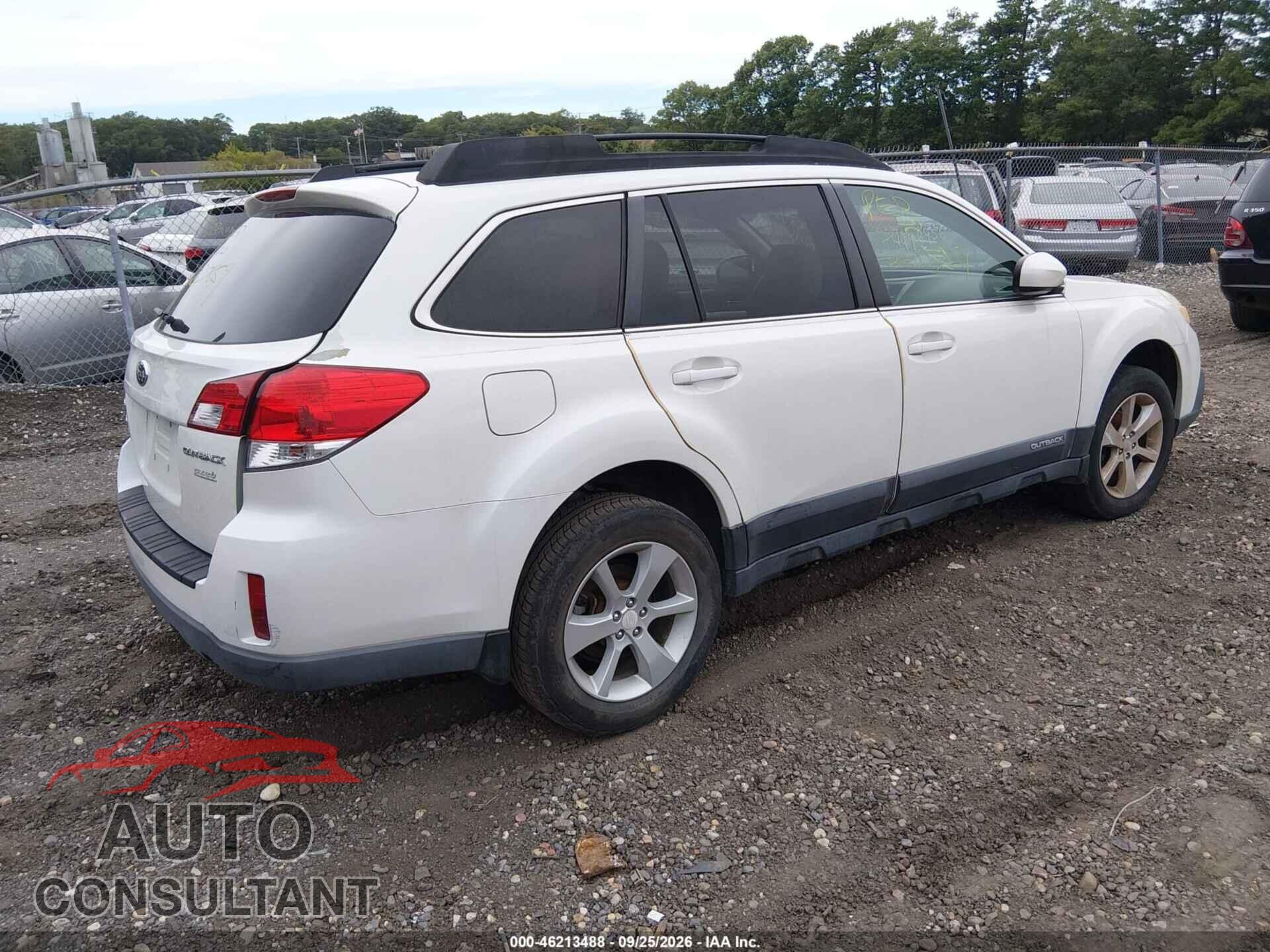 SUBARU OUTBACK 2013 - 4S4BRBCC3D3264913