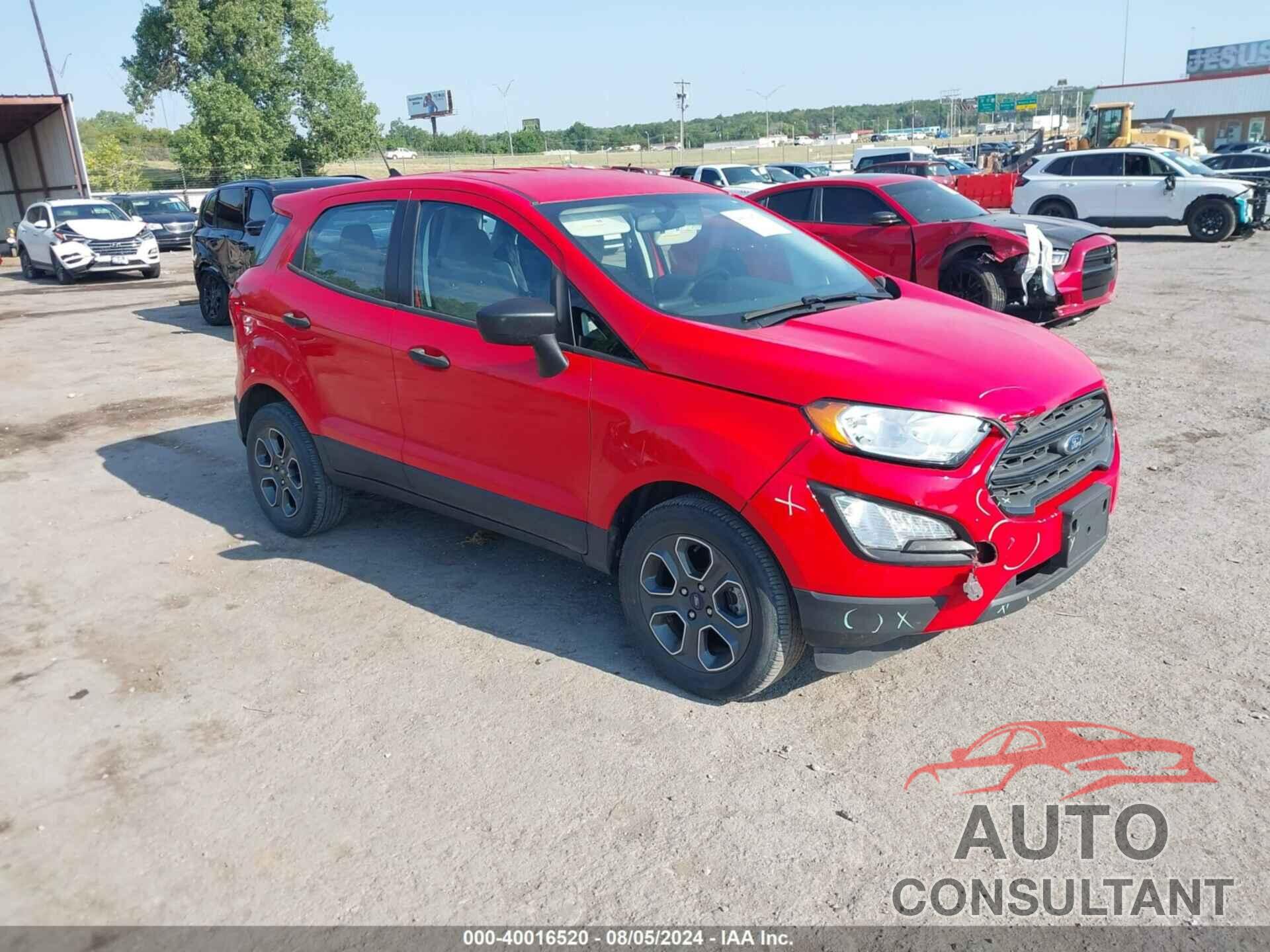 FORD ECOSPORT 2020 - MAJ3S2FE3LC361379