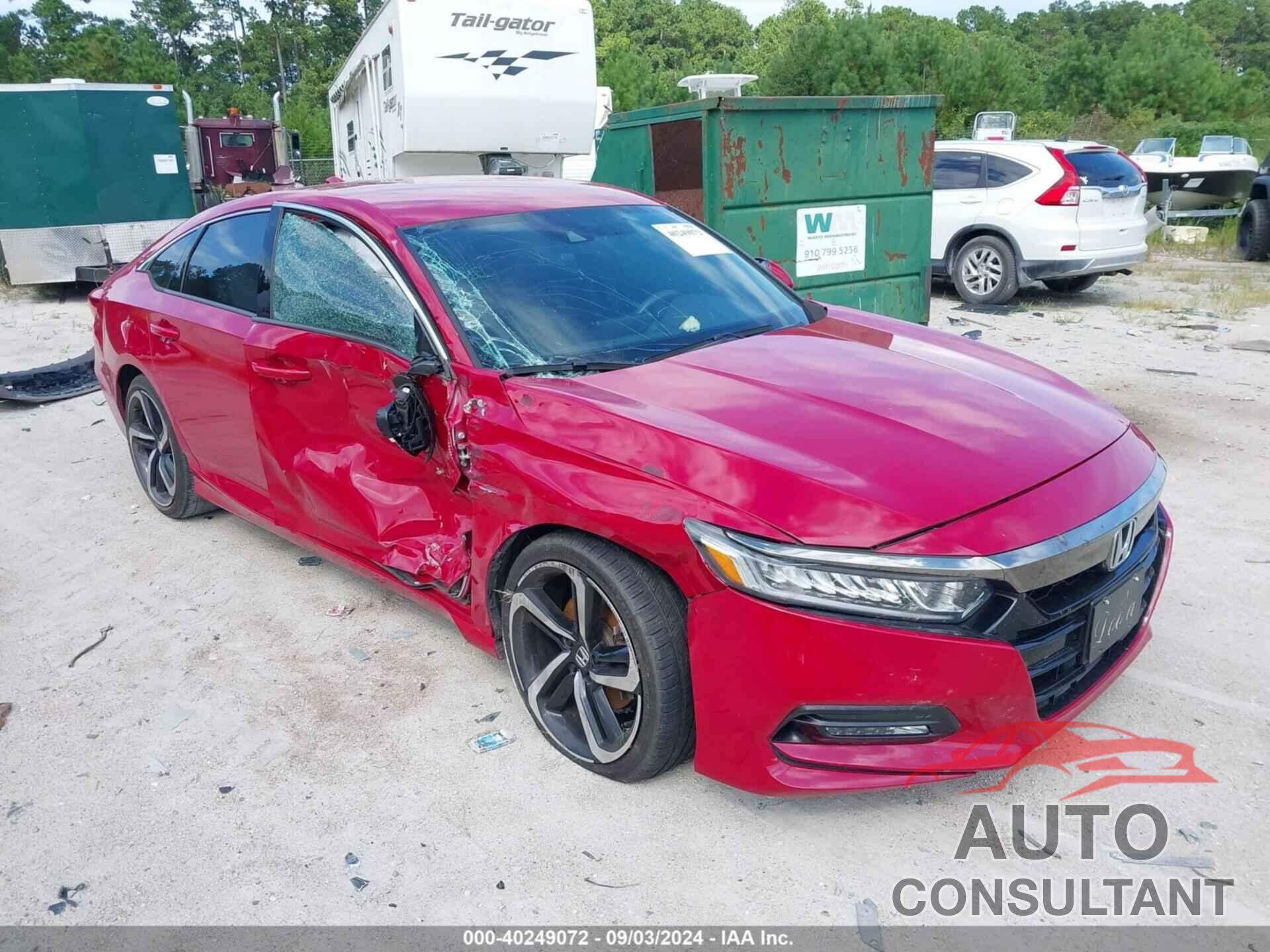 HONDA ACCORD 2018 - 1HGCV1F35JA257254