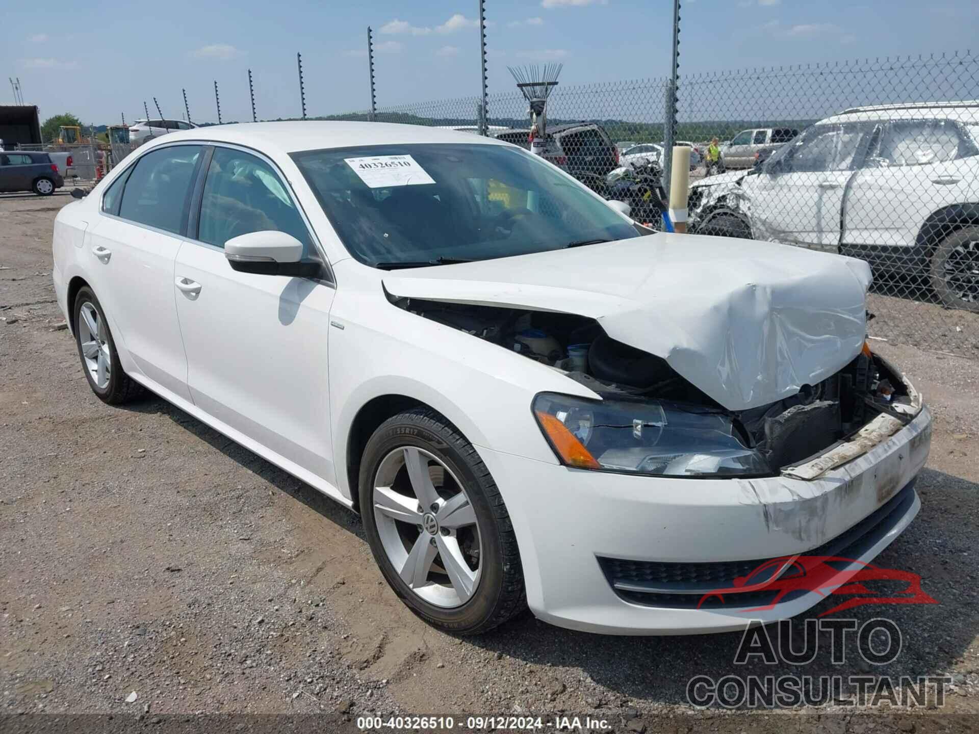 VOLKSWAGEN PASSAT 2014 - 1VWAT7A36EC039191