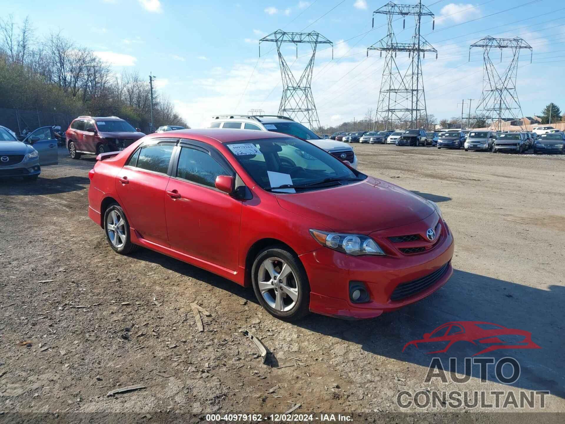 TOYOTA COROLLA 2011 - 2T1BU4EE1BC721669