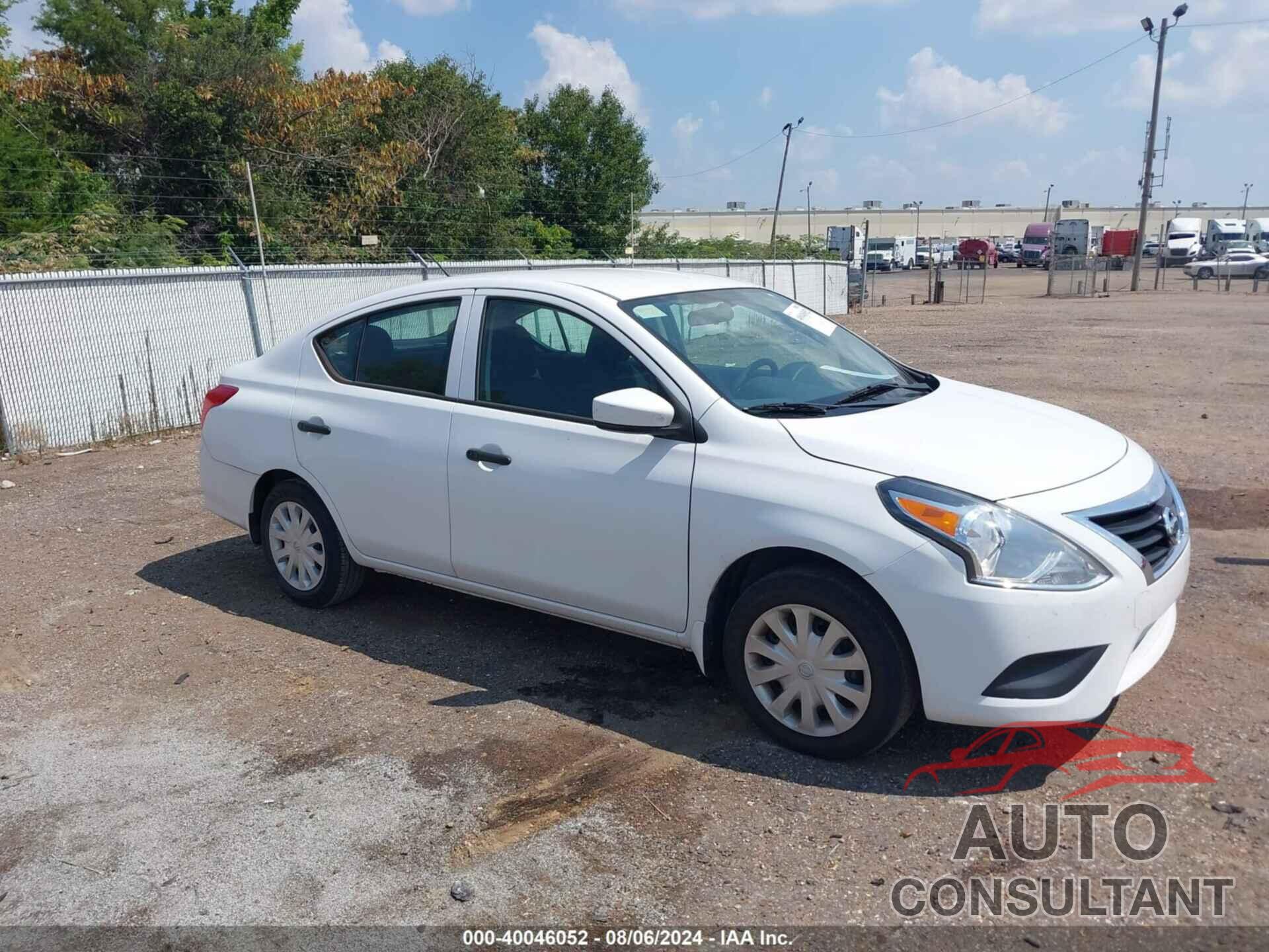 NISSAN VERSA 2019 - 3N1CN7AP0KL871346