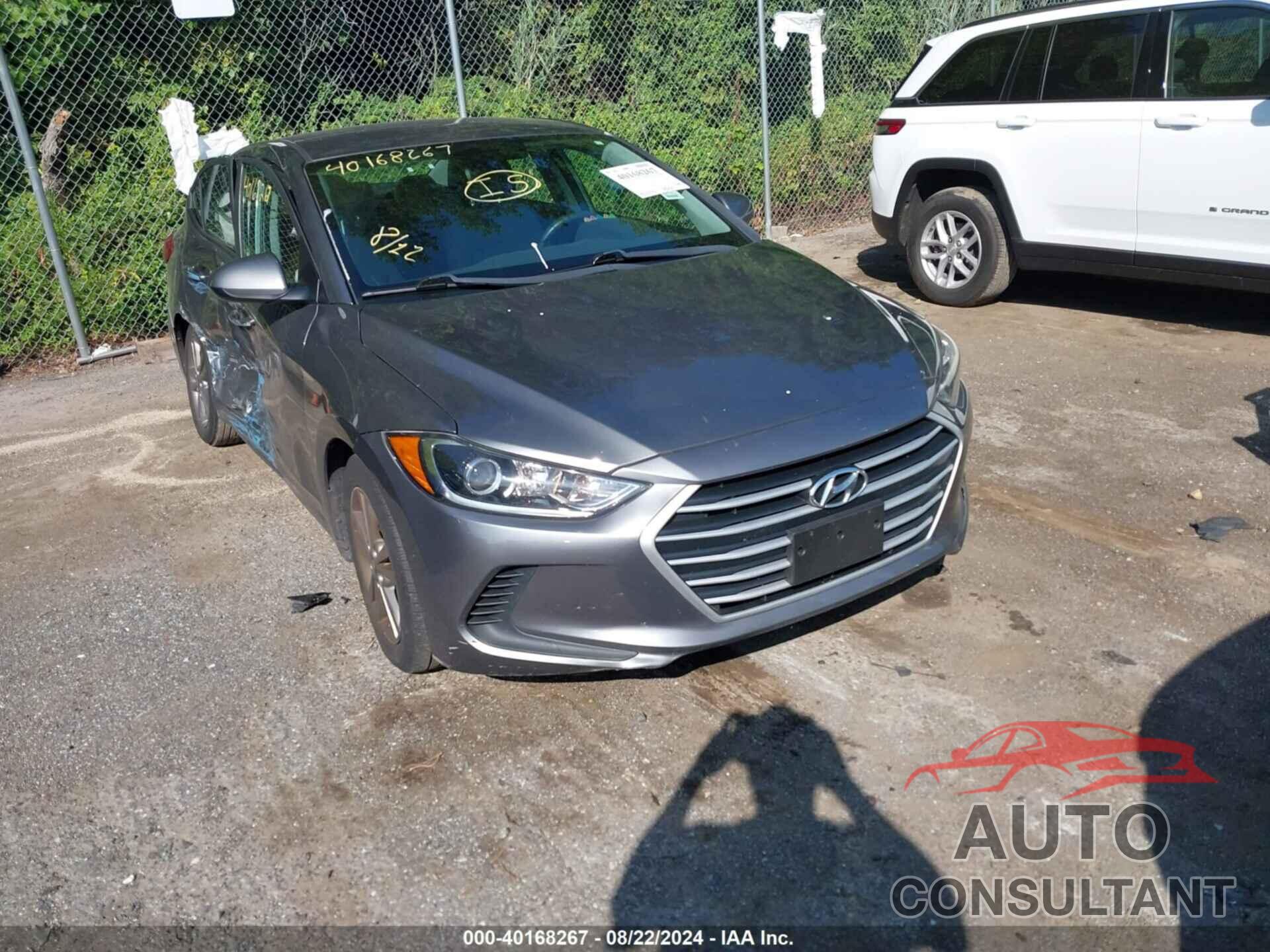 HYUNDAI ELANTRA 2018 - 5NPD84LF9JH295282