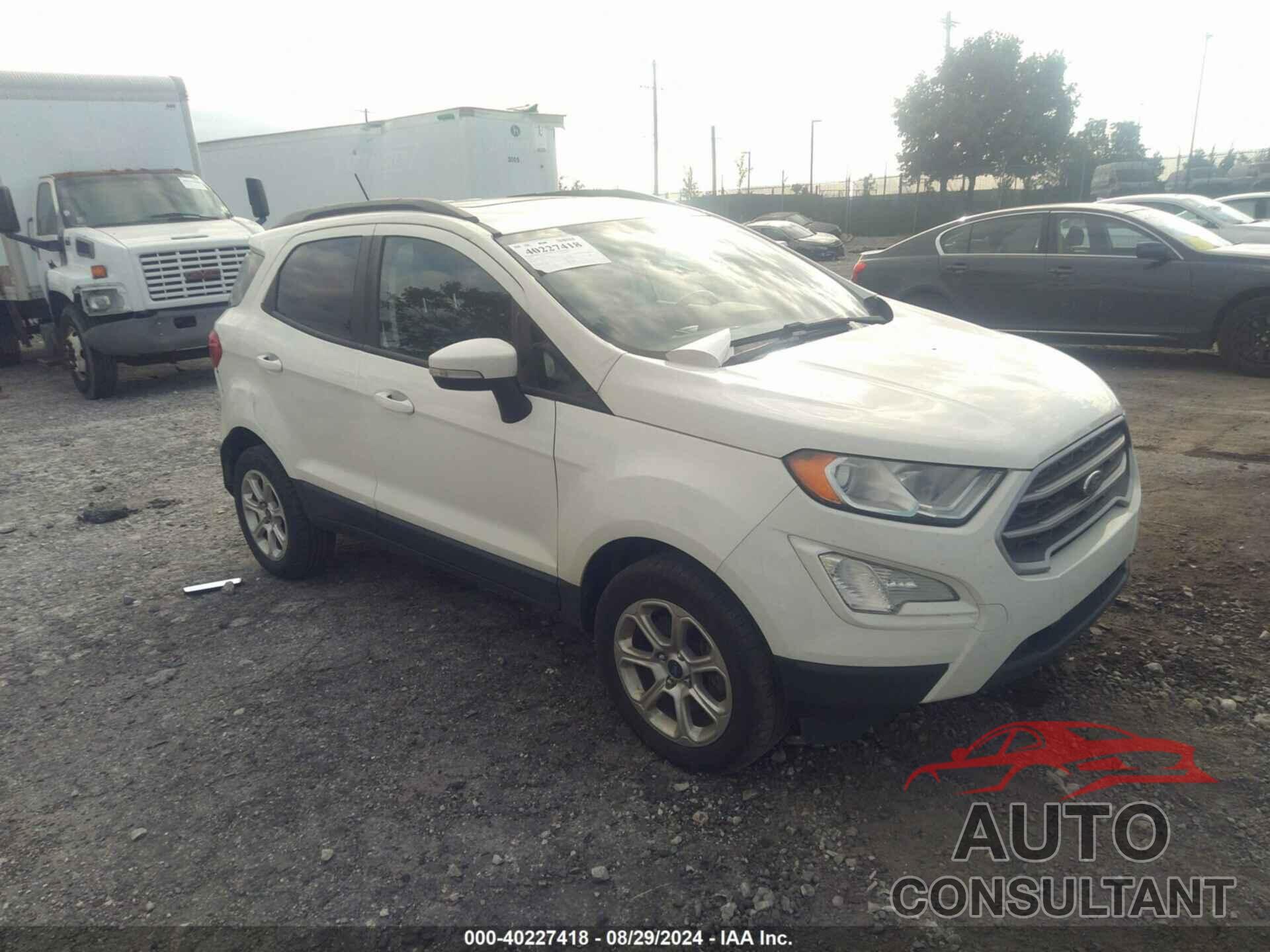 FORD ECOSPORT 2019 - MAJ6S3GLXKC277008