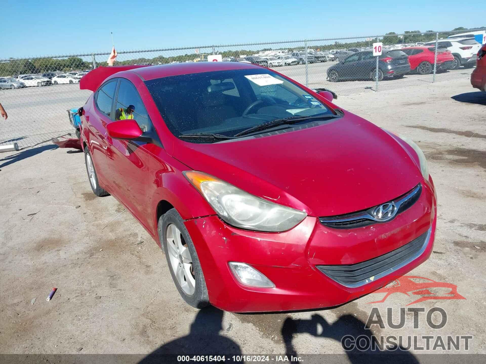 HYUNDAI ELANTRA 2013 - KMHDH4AEXDU997465