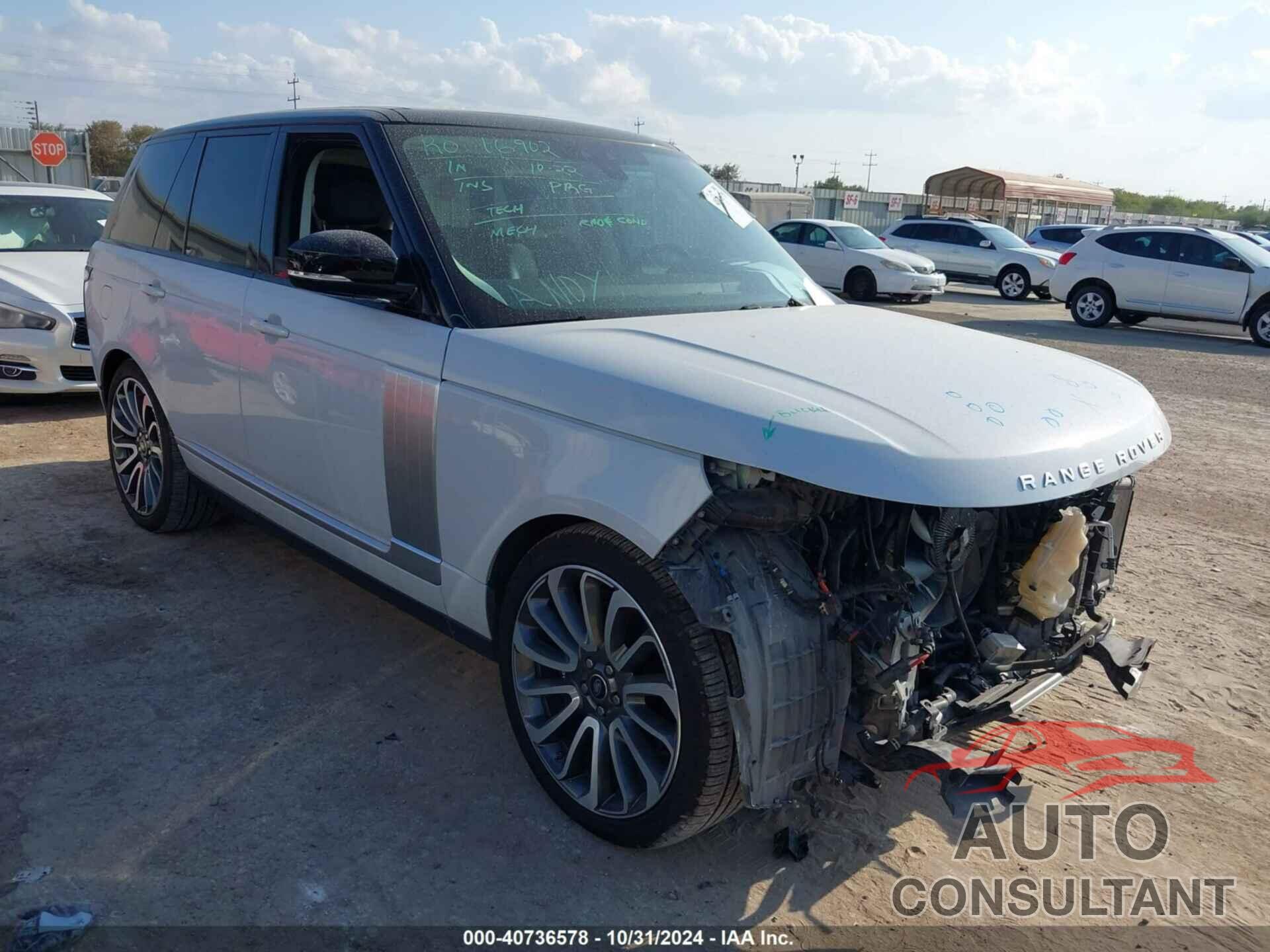 LAND ROVER RANGE ROVER 2020 - SALGS2SE4LA589347