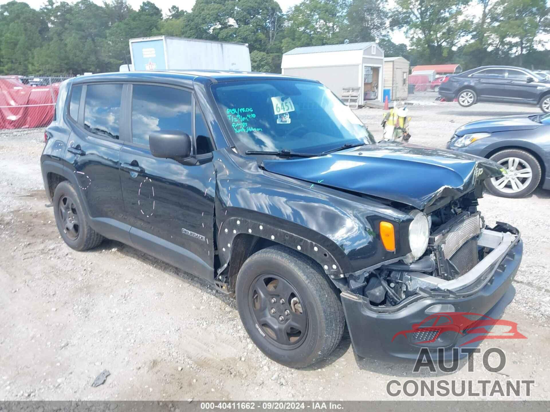 JEEP RENEGADE 2016 - ZACCJAAT4GPD40278