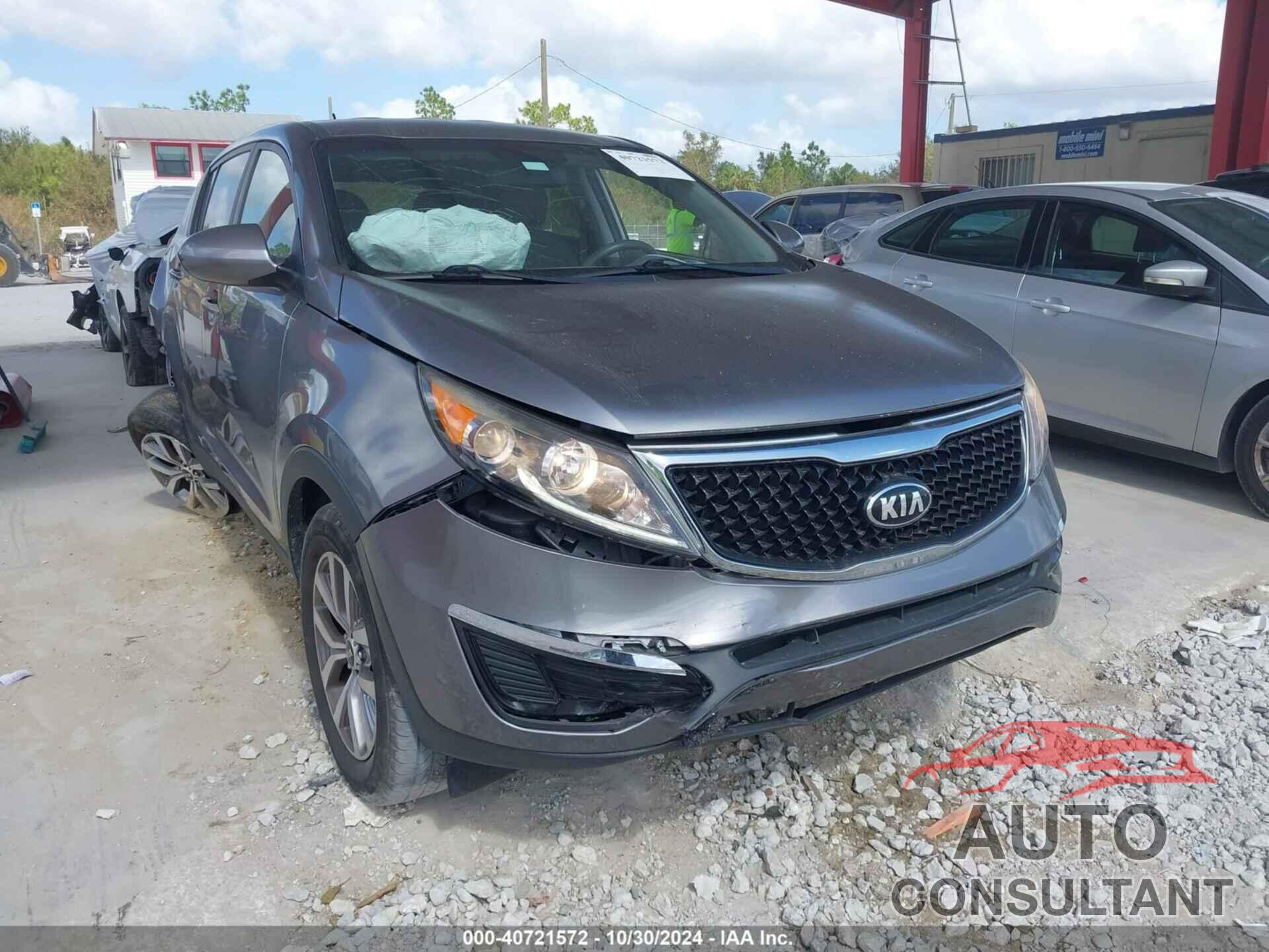 KIA SPORTAGE 2016 - KNDPB3AC9G7869264