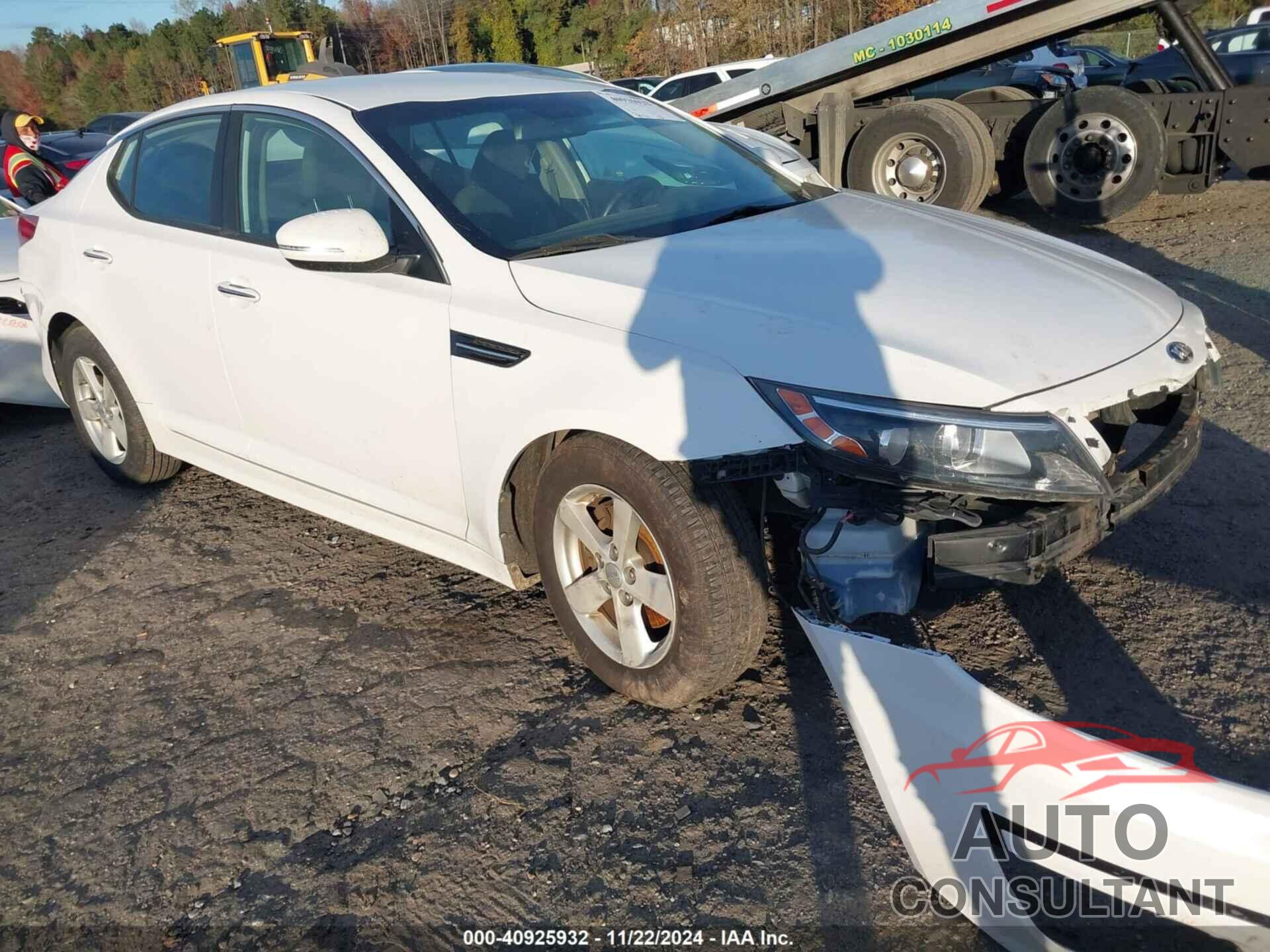 KIA OPTIMA 2015 - KNAGM4A75F5607574