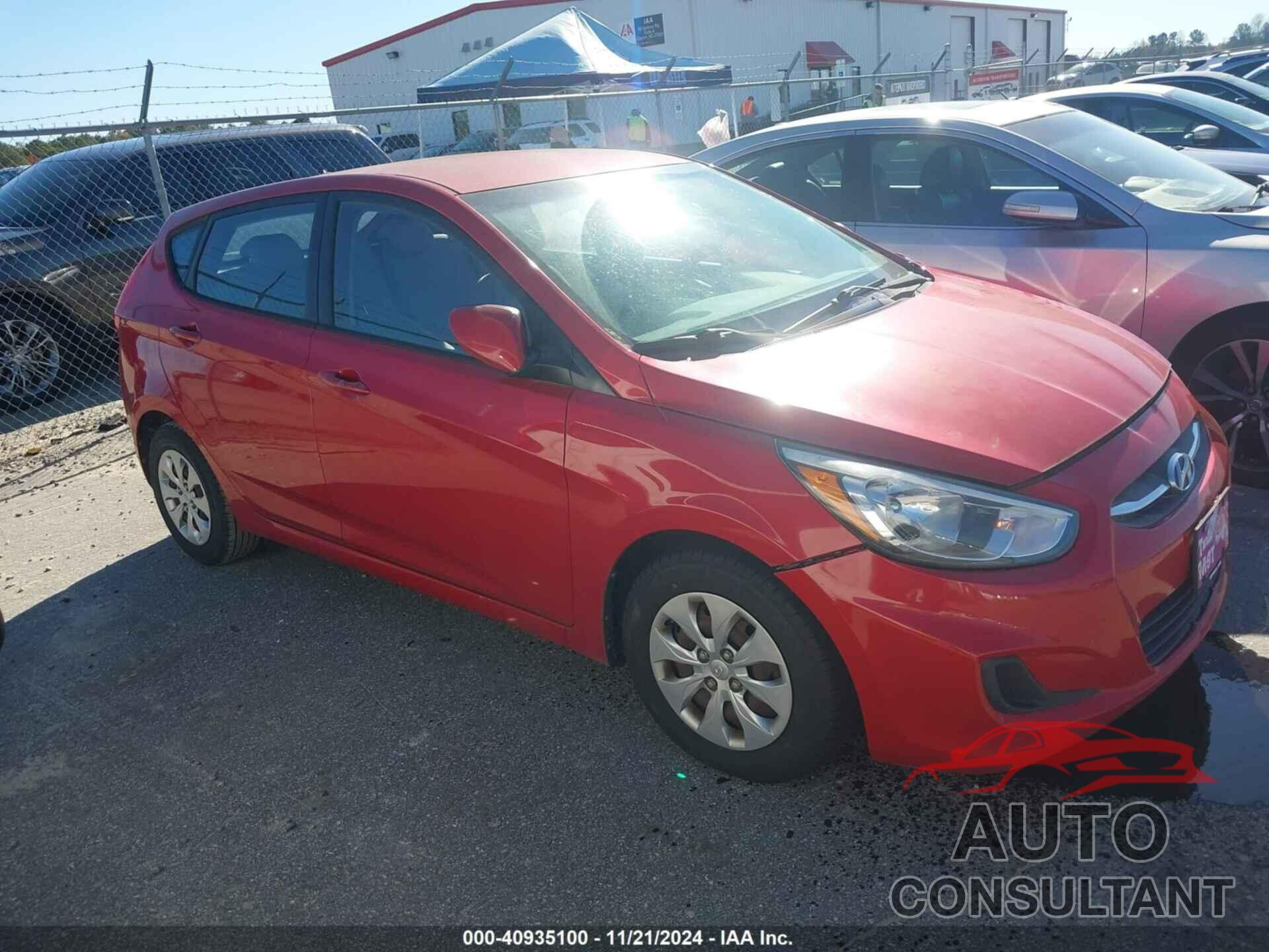 HYUNDAI ACCENT 2016 - KMHCT5AE4GU257804