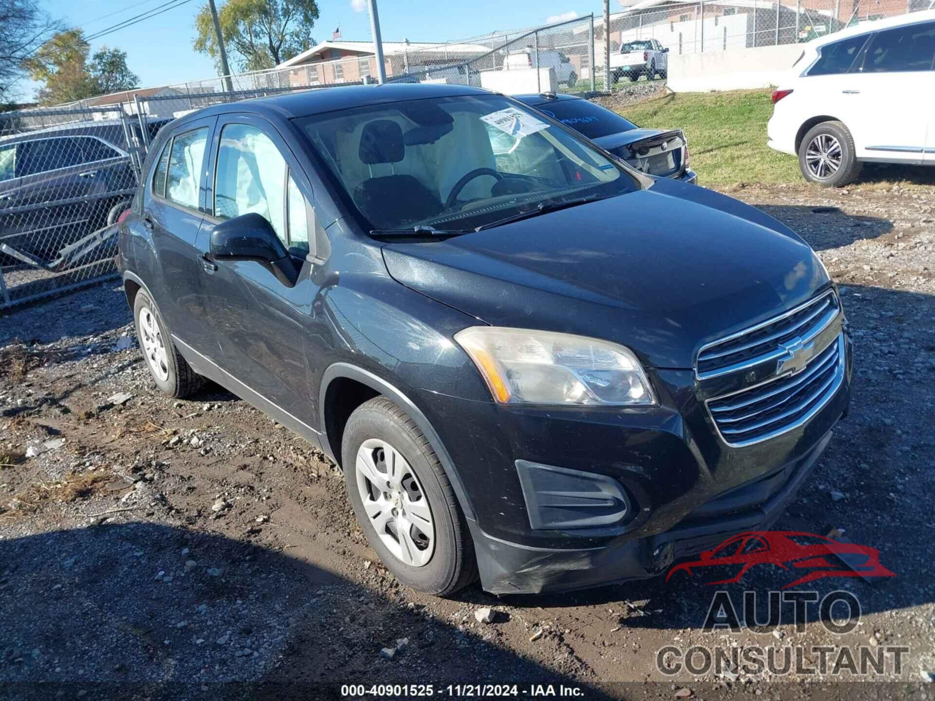 CHEVROLET TRAX 2016 - KL7CJKSB9GB616229