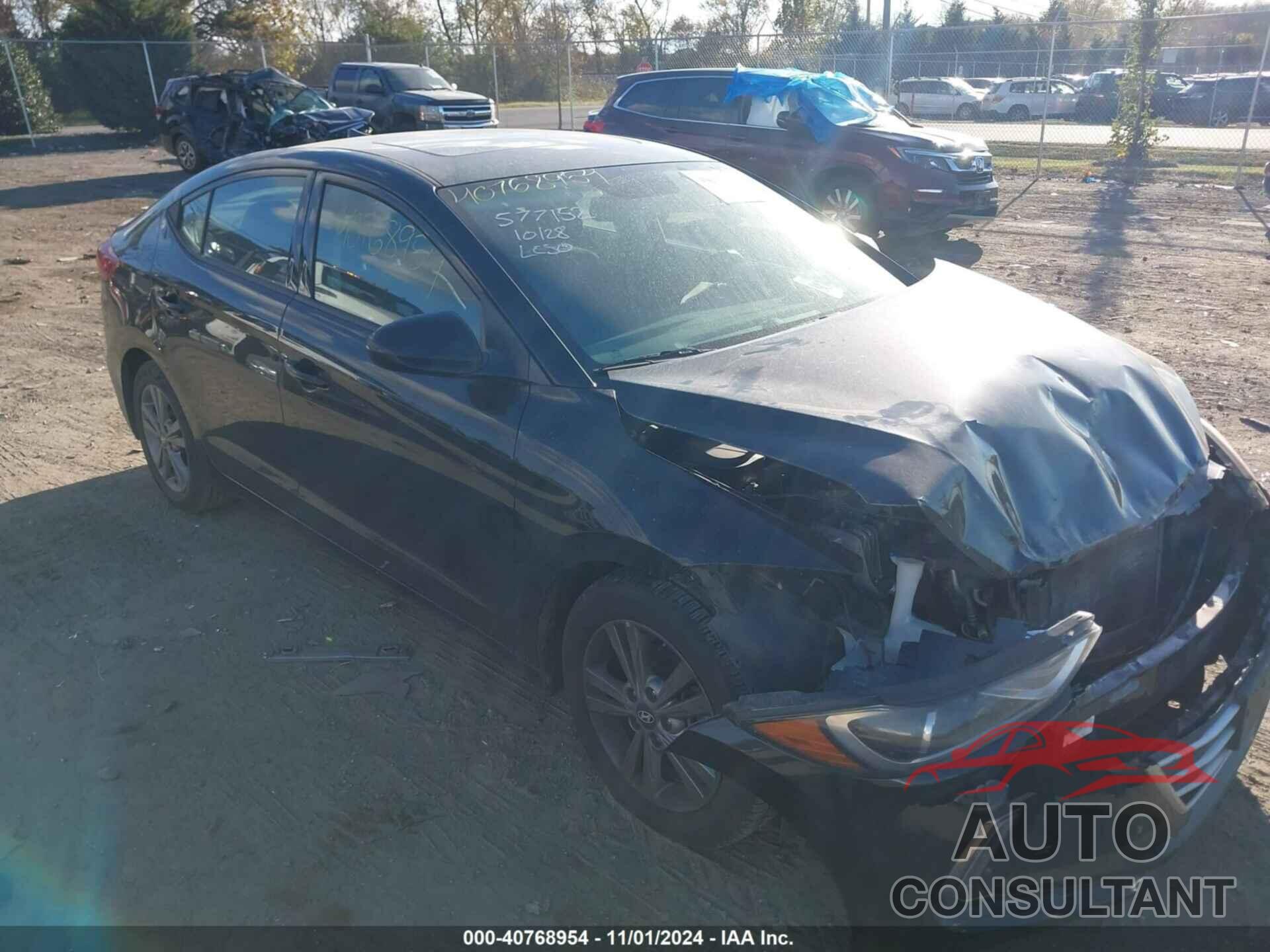 HYUNDAI ELANTRA 2017 - 5NPD84LFXHH177252