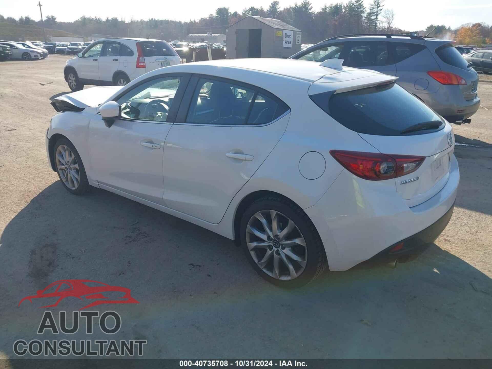 MAZDA MAZDA3 2015 - JM1BM1L36F1240407