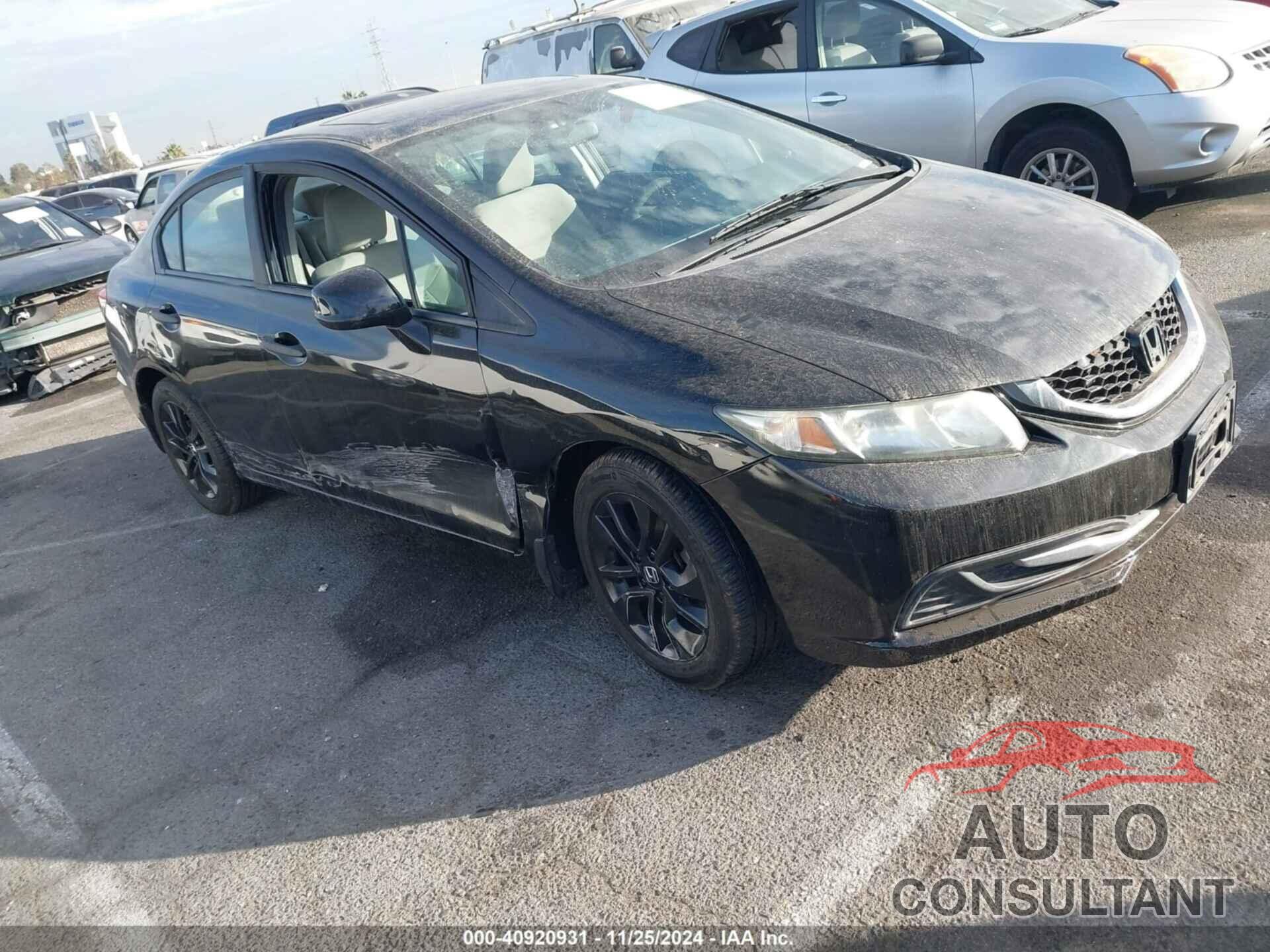 HONDA CIVIC 2013 - 19XFB2F80DE211810