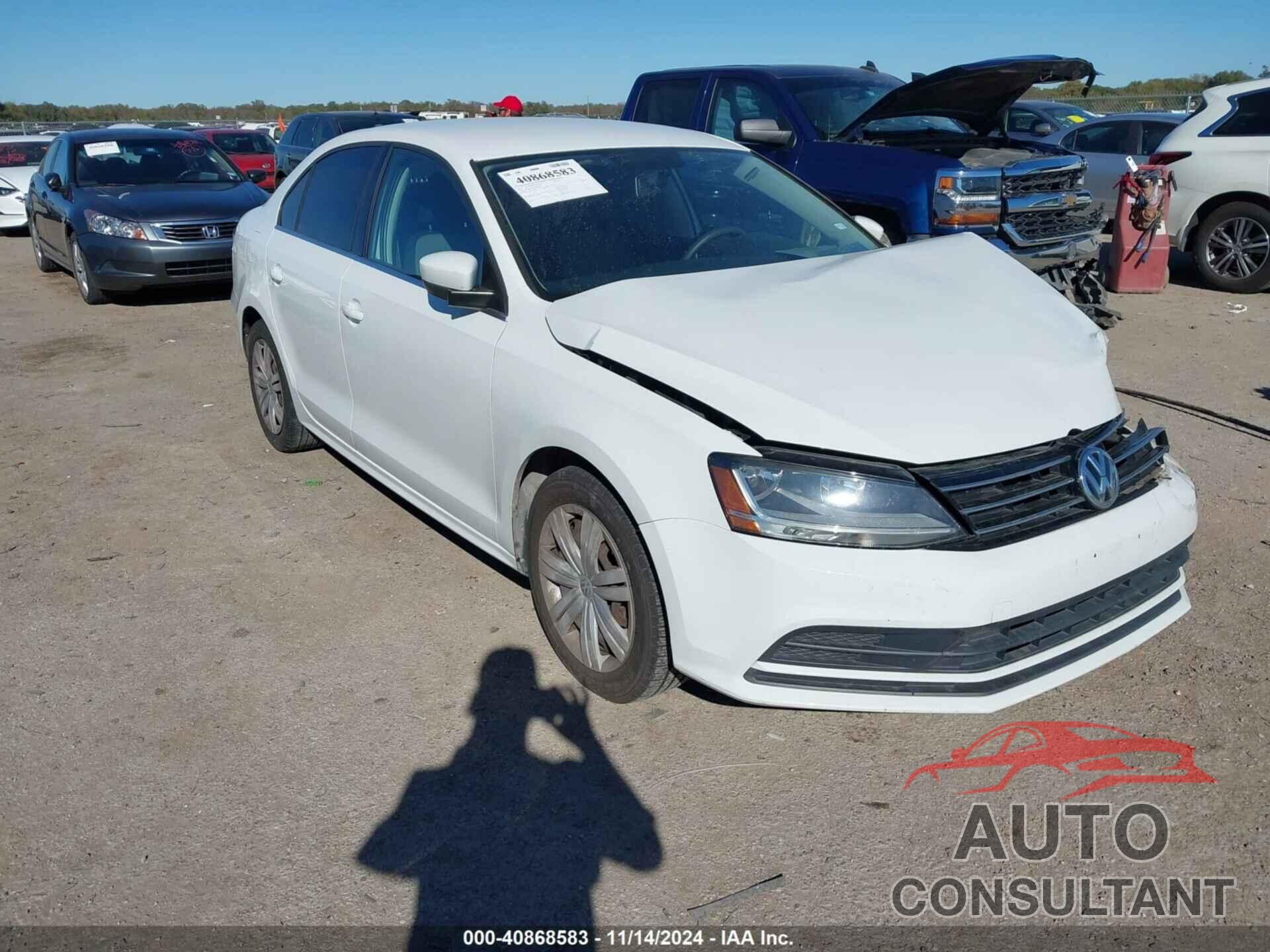 VOLKSWAGEN JETTA 2017 - 3VW2B7AJ6HM291077