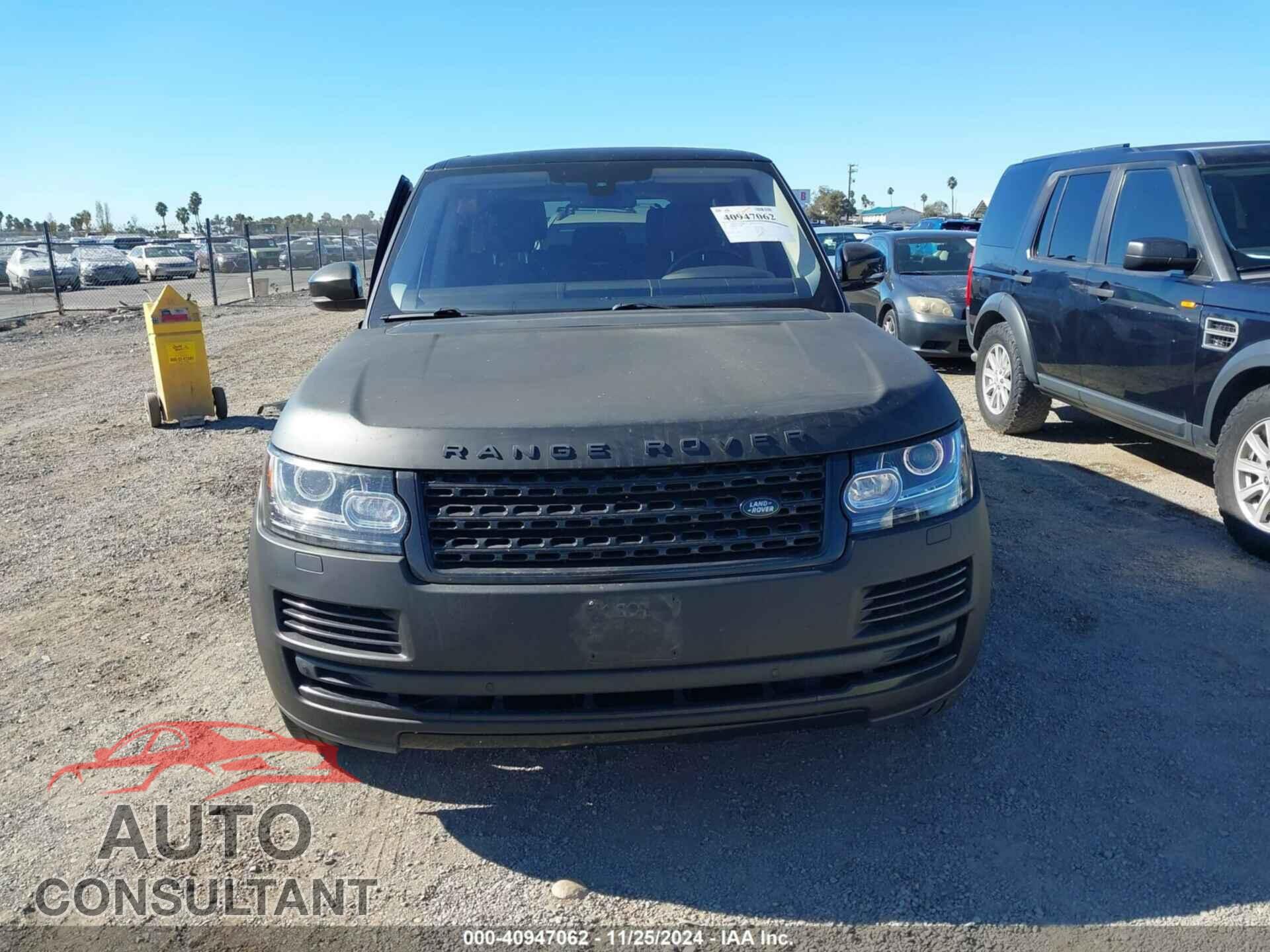 LAND ROVER RANGE ROVER 2016 - SALGS2KF4GA290603