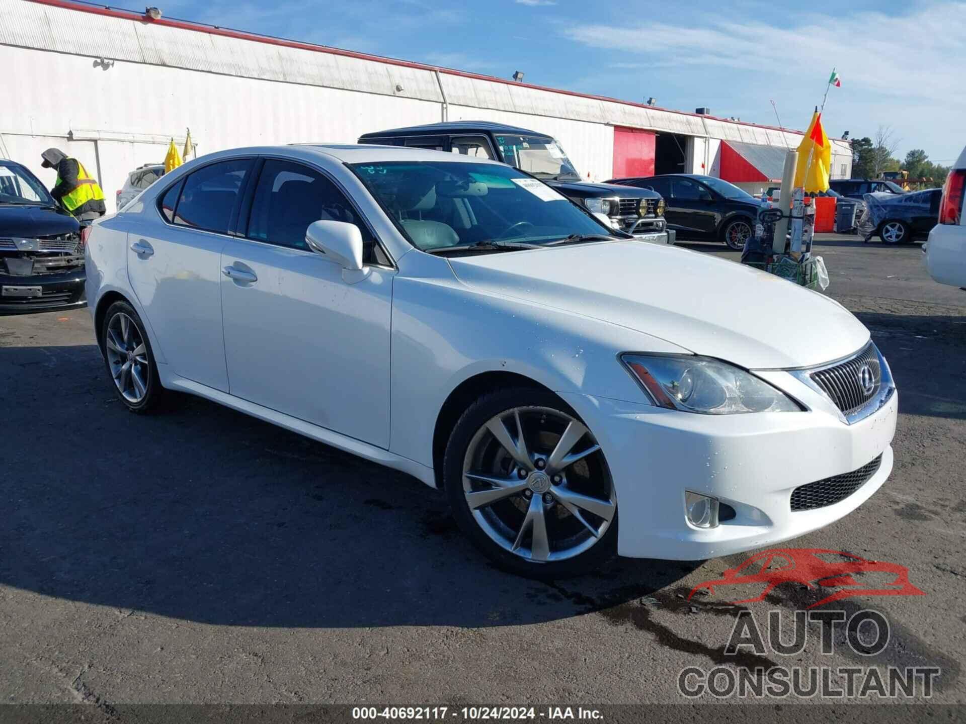 LEXUS IS 250 2010 - JTHBF5C21A2095092