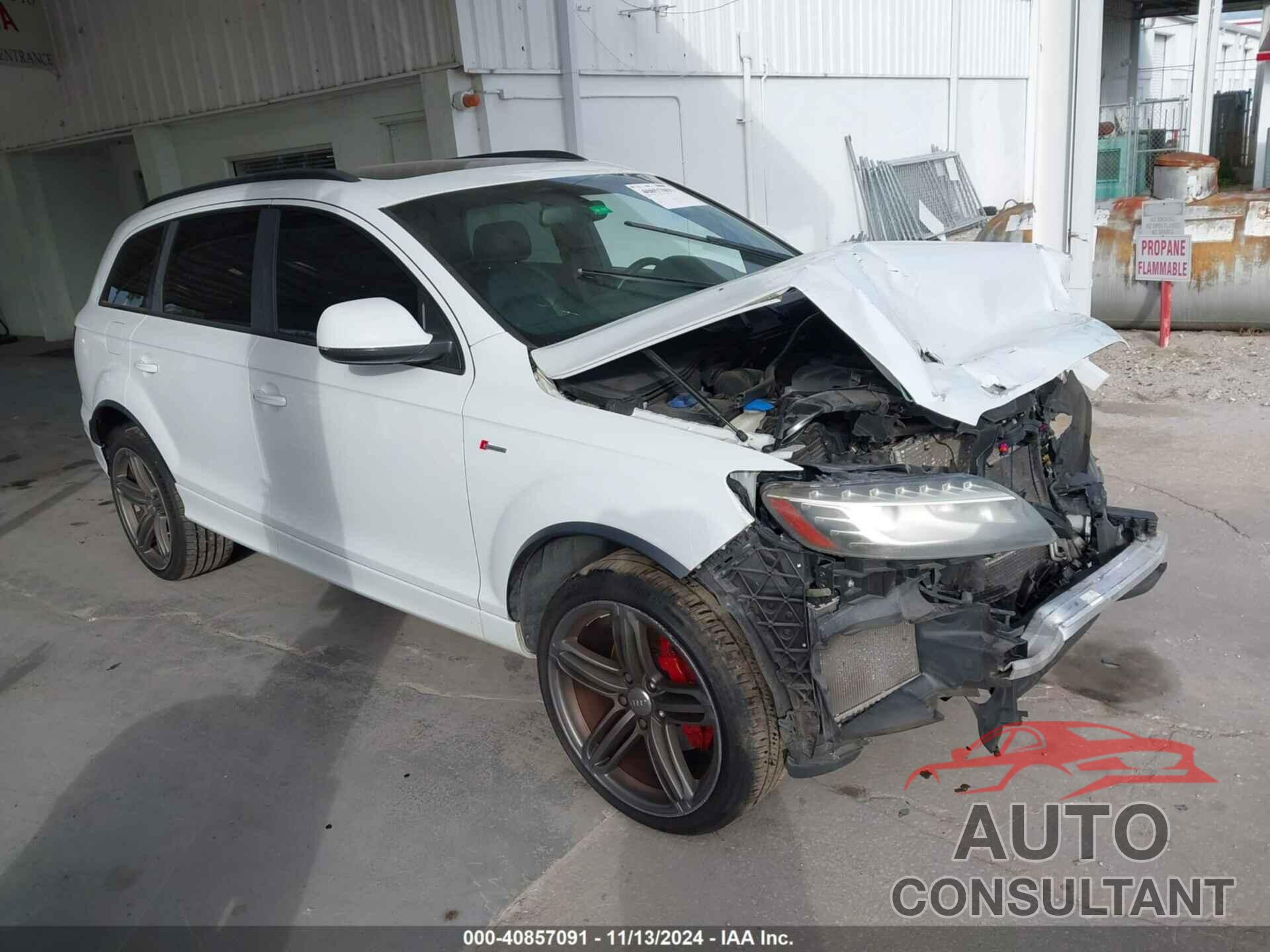 AUDI Q7 2013 - WA1DGAFE6DD012202