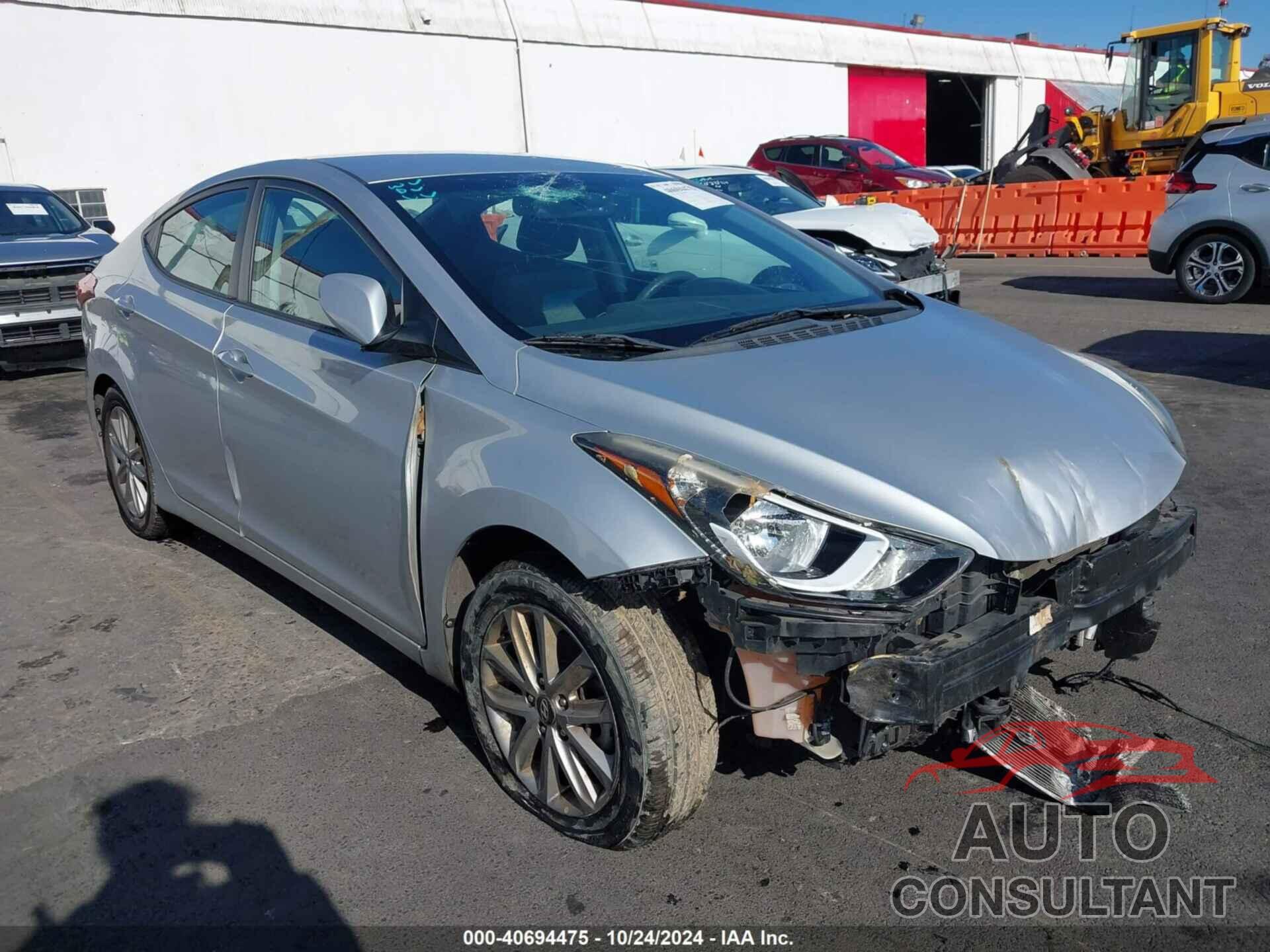 HYUNDAI ELANTRA 2014 - 5NPDH4AEXEH495118