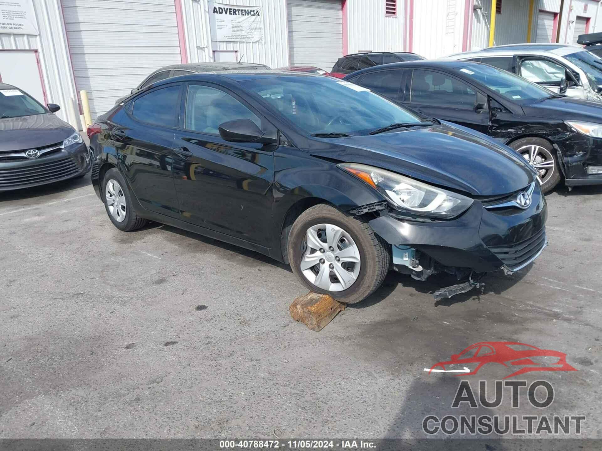 HYUNDAI ELANTRA 2016 - 5NPDH4AEXGH778346