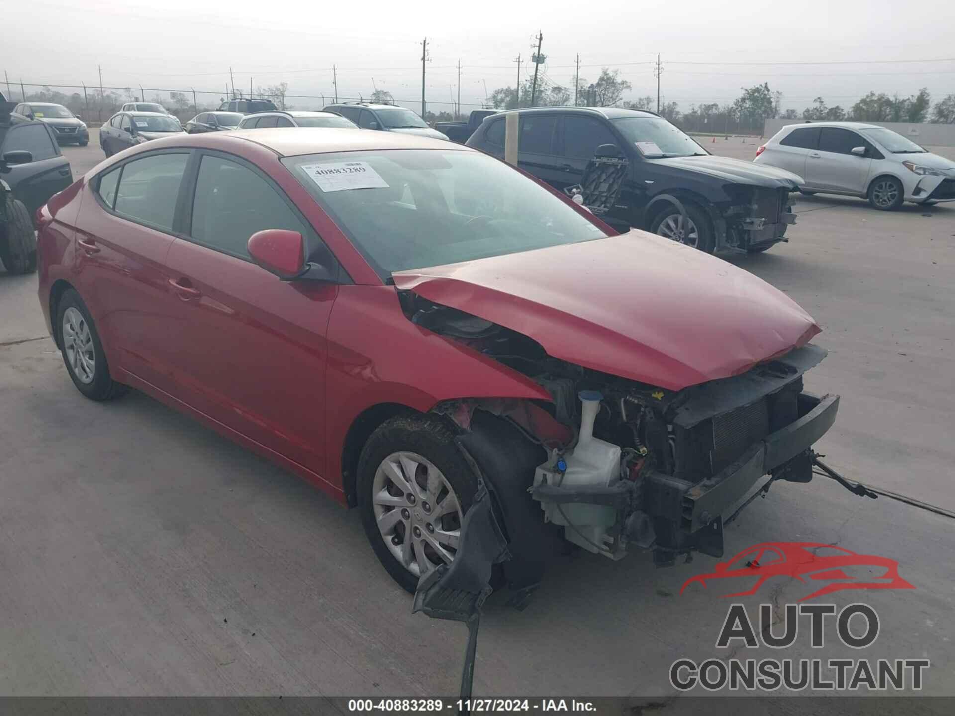 HYUNDAI ELANTRA 2017 - KMHD74LF9HU117869