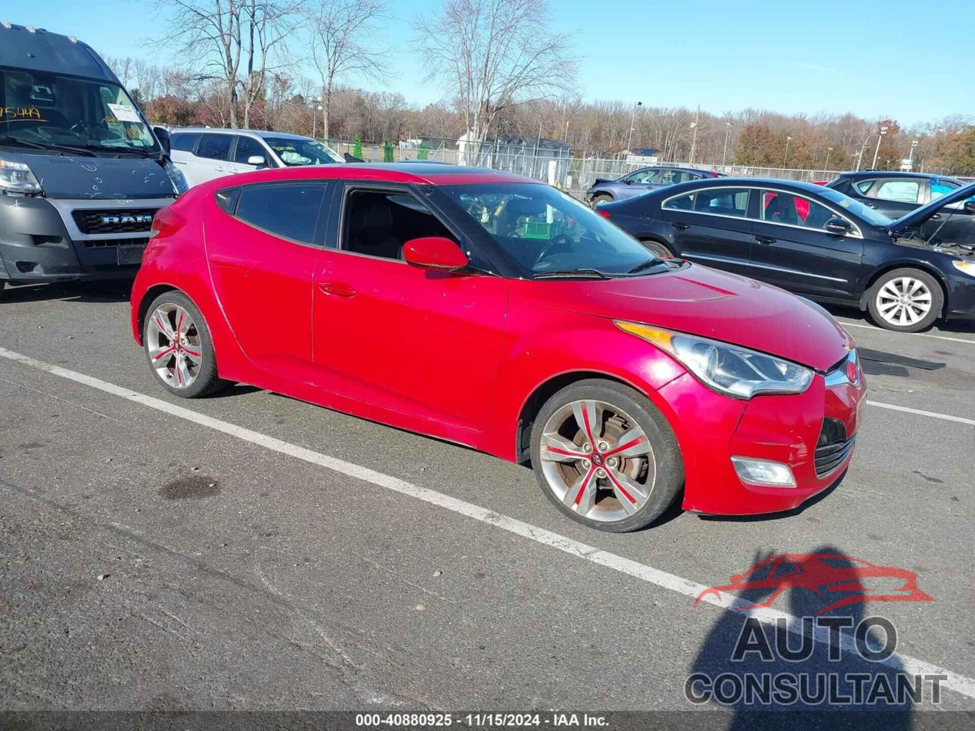 HYUNDAI VELOSTER 2013 - KMHTC6AD6DU094677