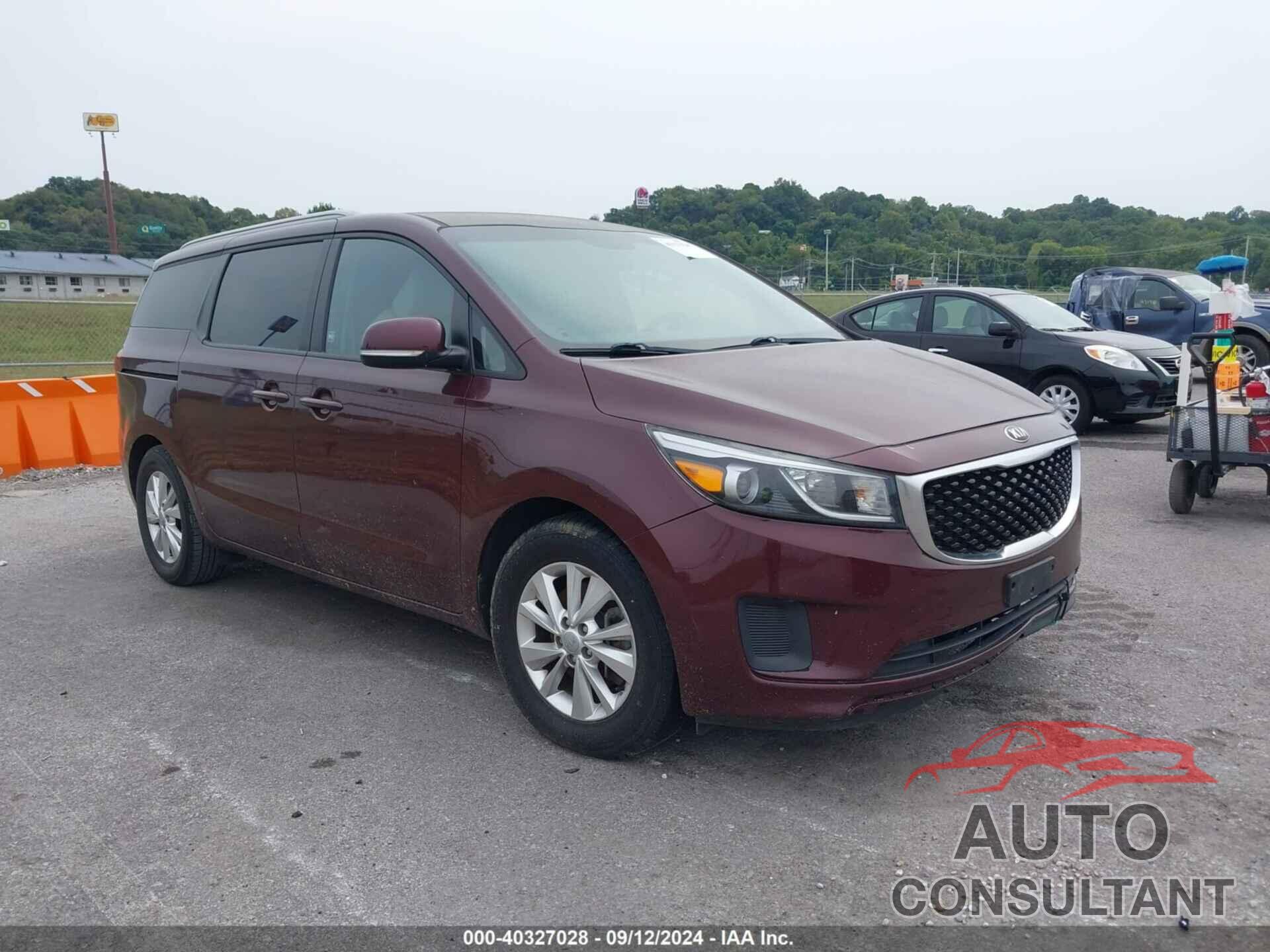 KIA SEDONA 2016 - KNDMB5C11G6161185