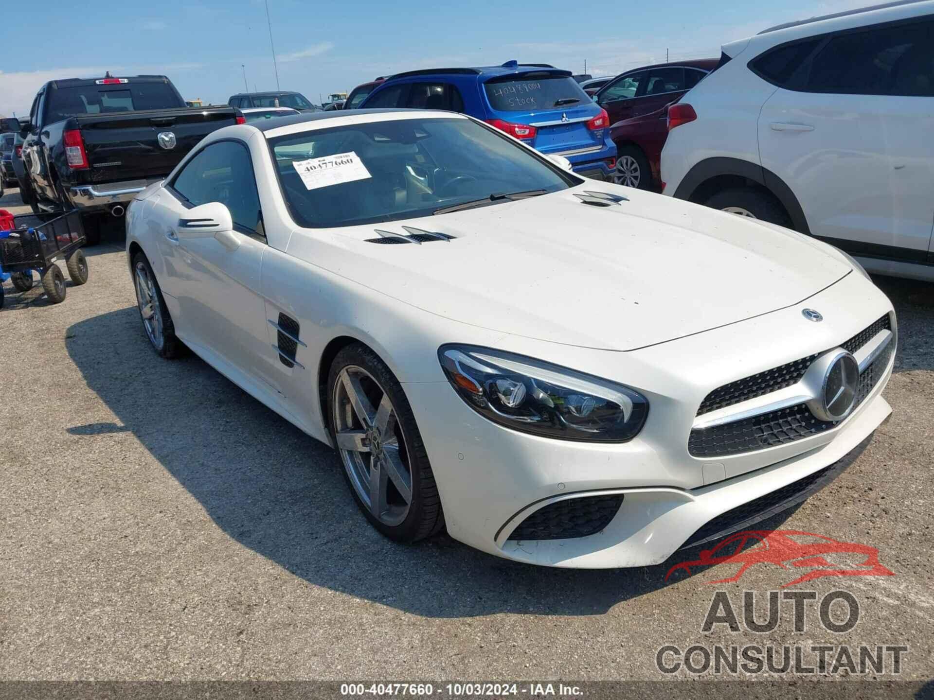 MERCEDES-BENZ SL 2018 - WDDJK6GA8JF052710