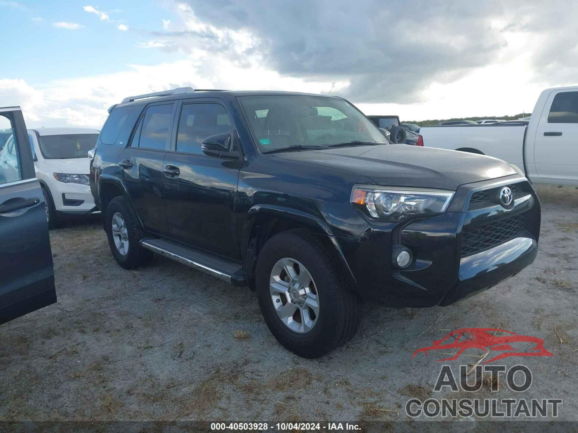 TOYOTA 4RUNNER 2017 - JTEZU5JR8H5151104