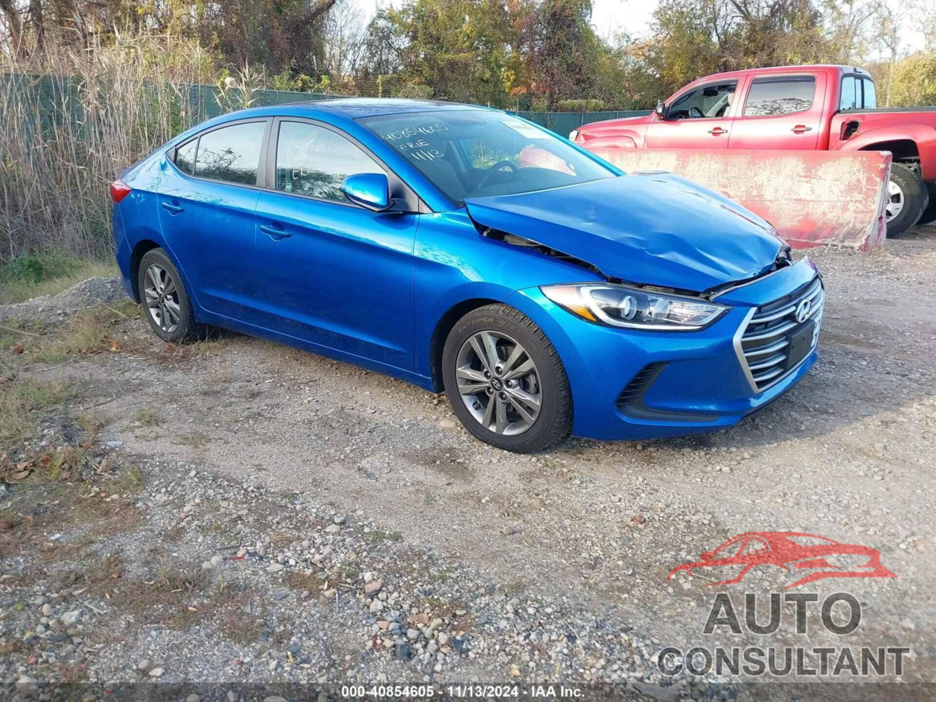 HYUNDAI ELANTRA 2018 - 5NPD84LF0JH321106