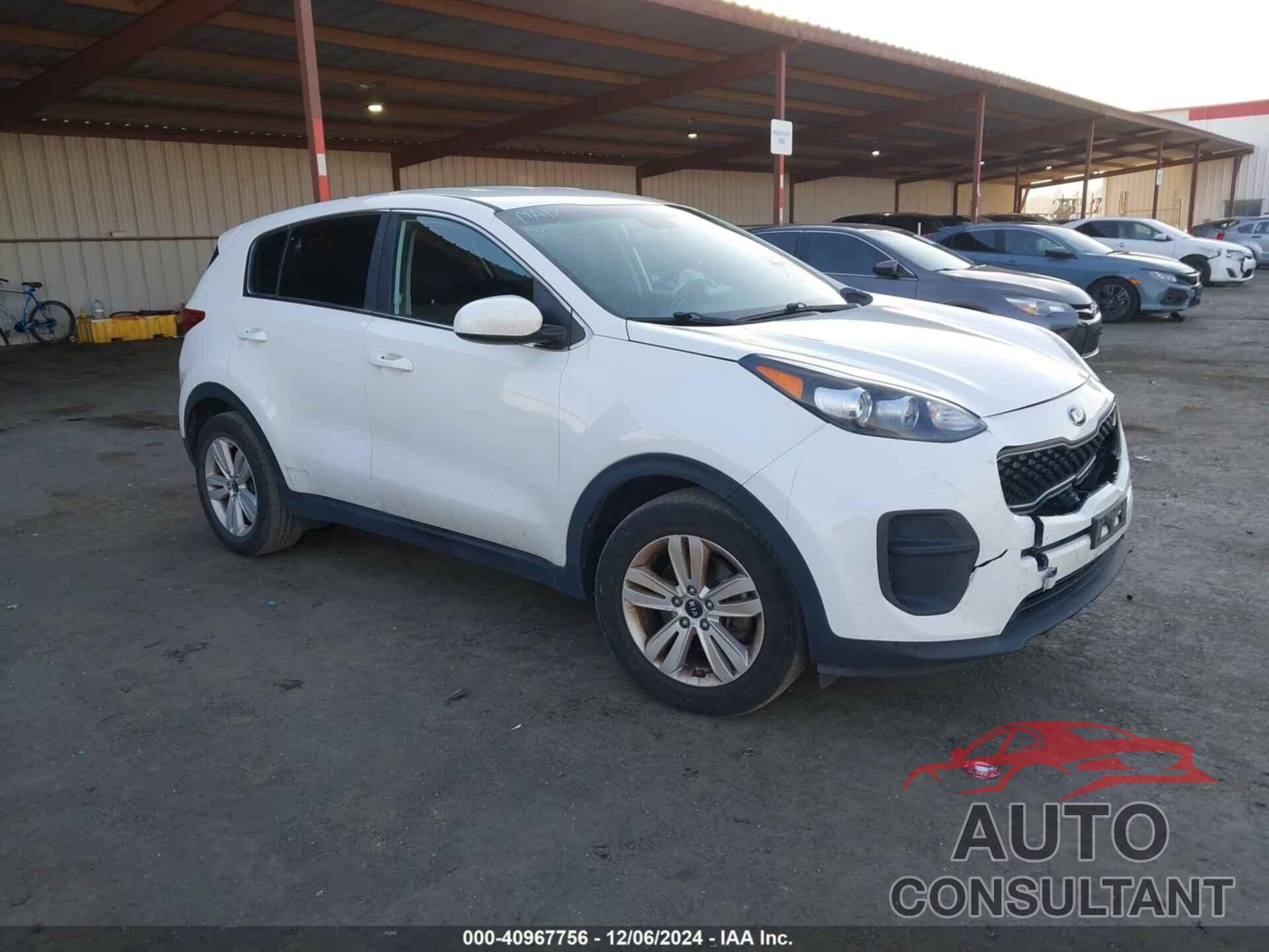 KIA SPORTAGE 2018 - KNDPM3AC5J7347152