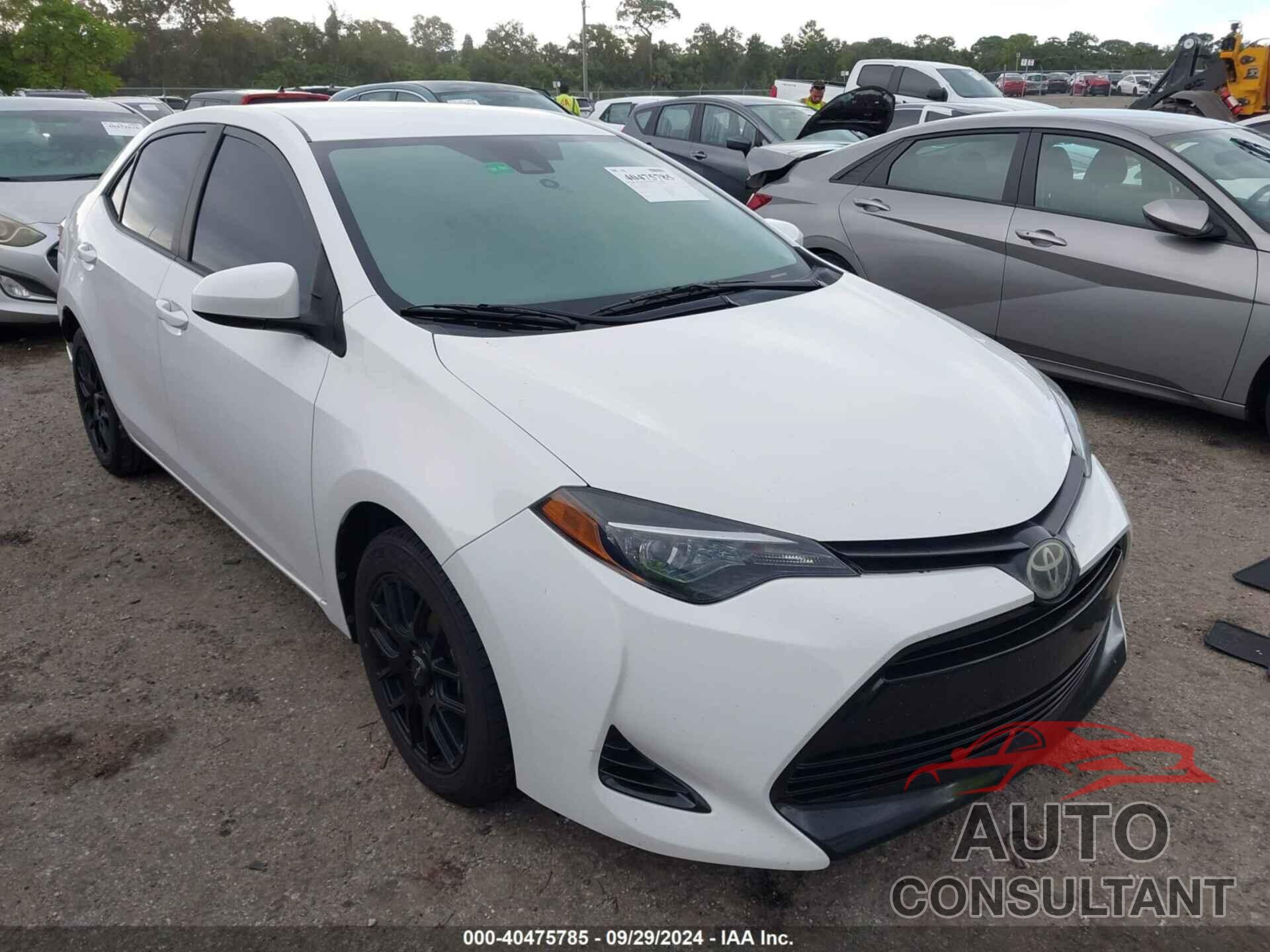 TOYOTA COROLLA 2019 - 5YFBURHE9KP872333