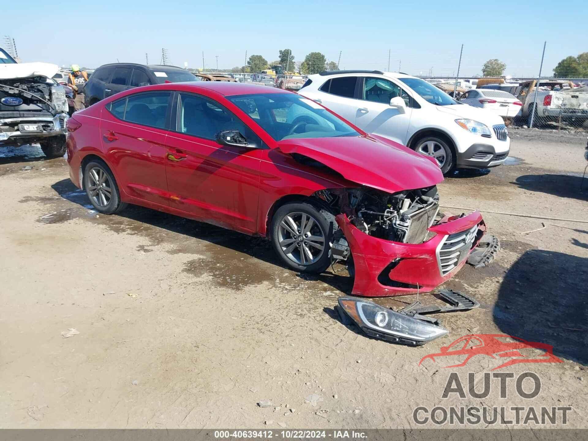 HYUNDAI ELANTRA 2017 - 5NPD84LF9HH115745