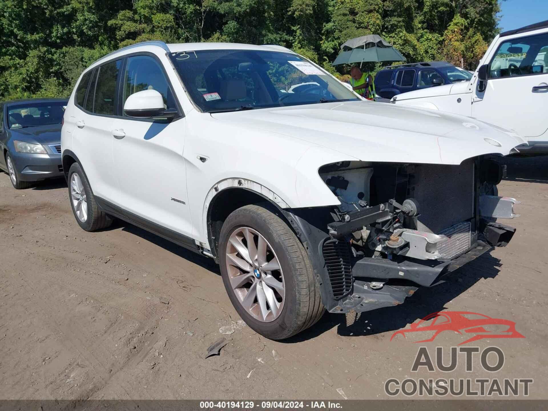 BMW X3 2016 - 5UXWX9C50G0D65744