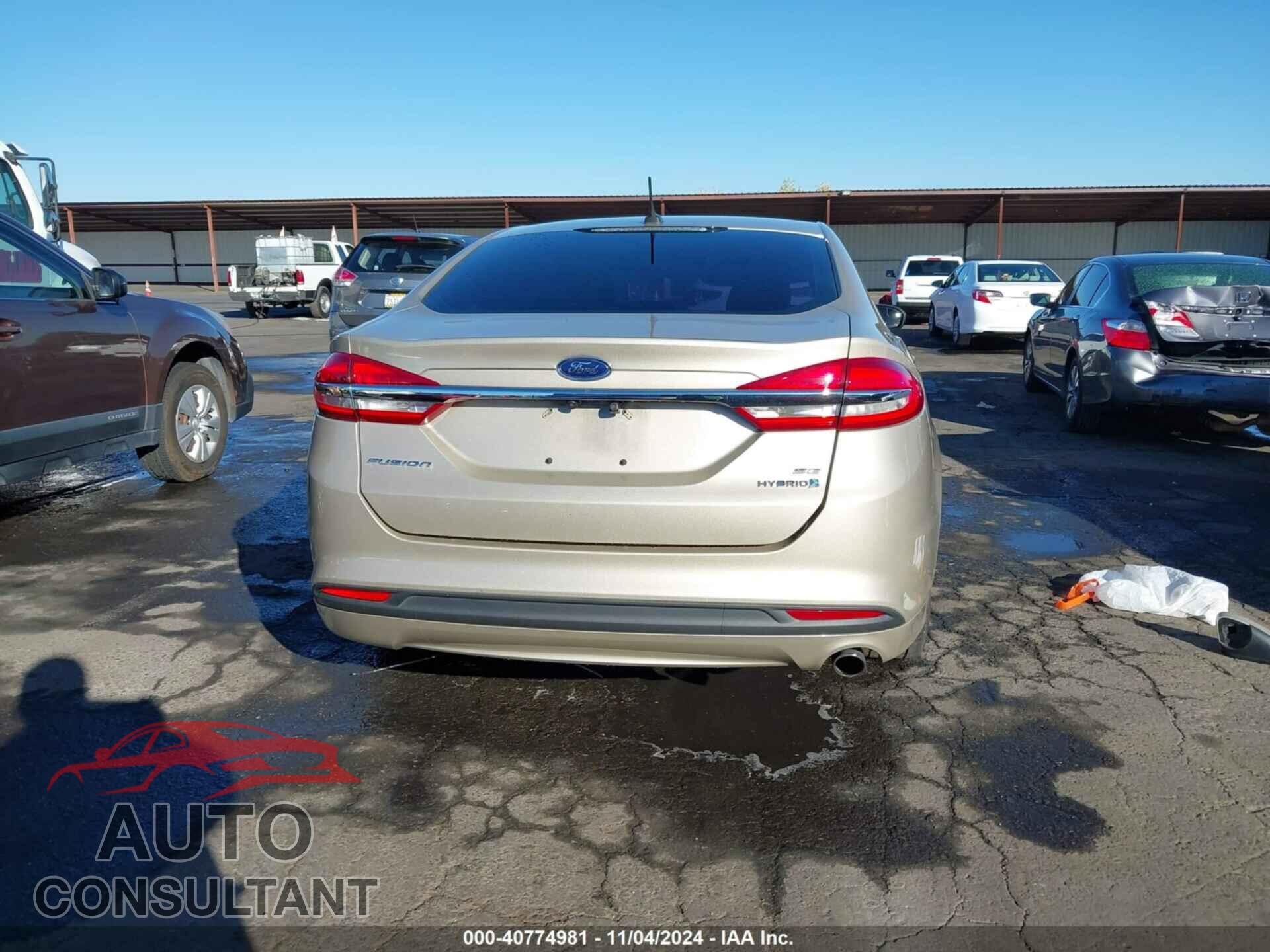 FORD FUSION HYBRID 2018 - 3FA6P0LU6JR151663
