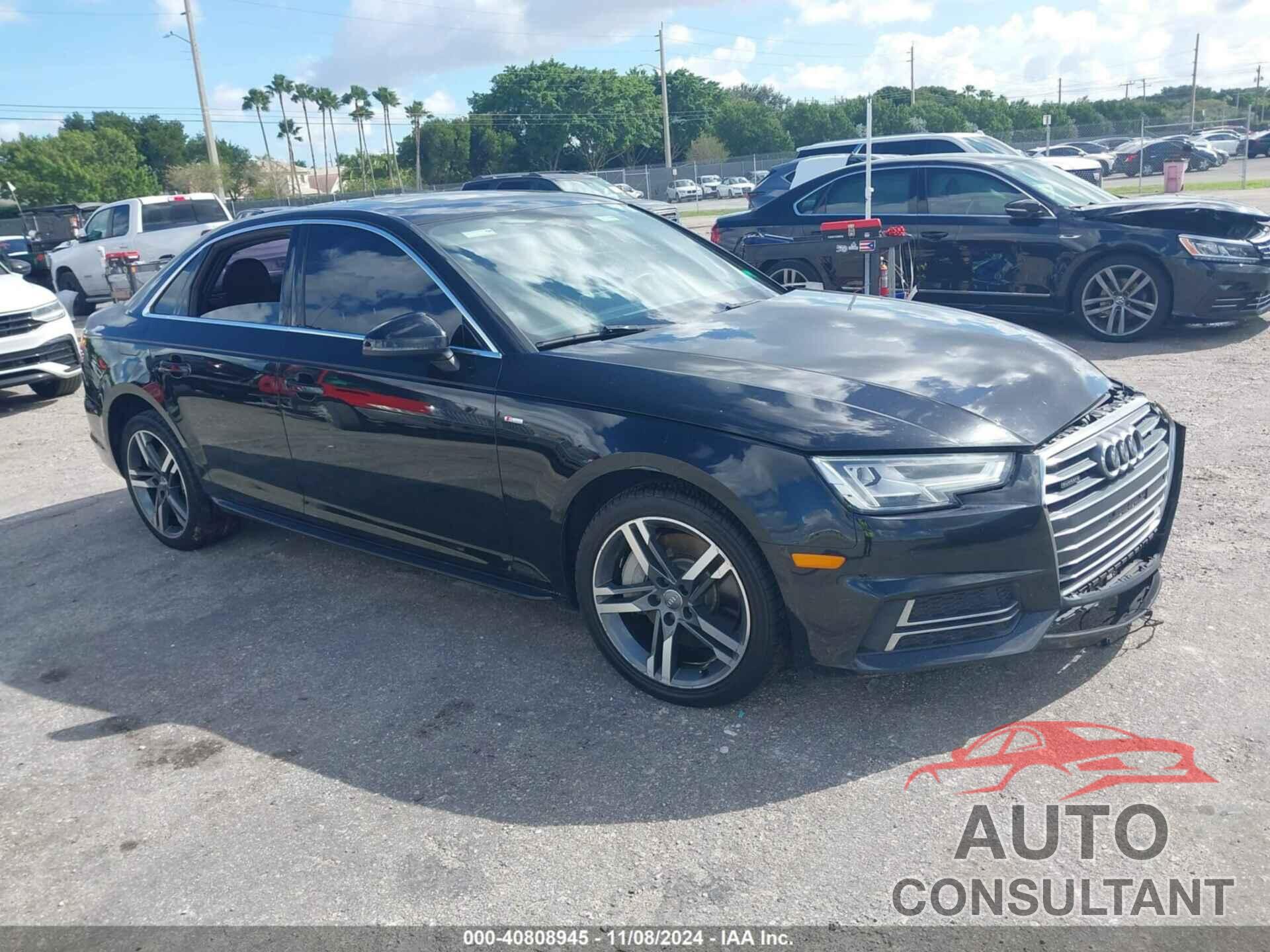 AUDI A4 2017 - WAUENAF48HN065049