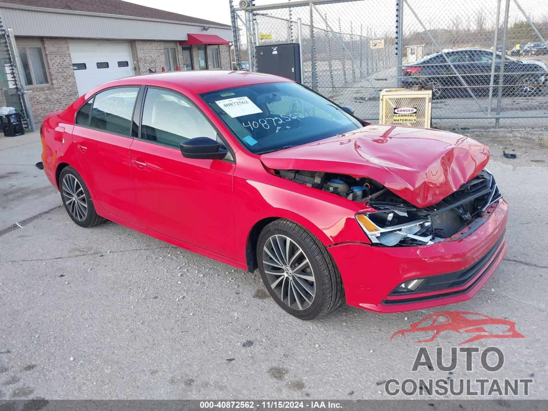 VOLKSWAGEN JETTA 2015 - 3VWD17AJ9FM426304