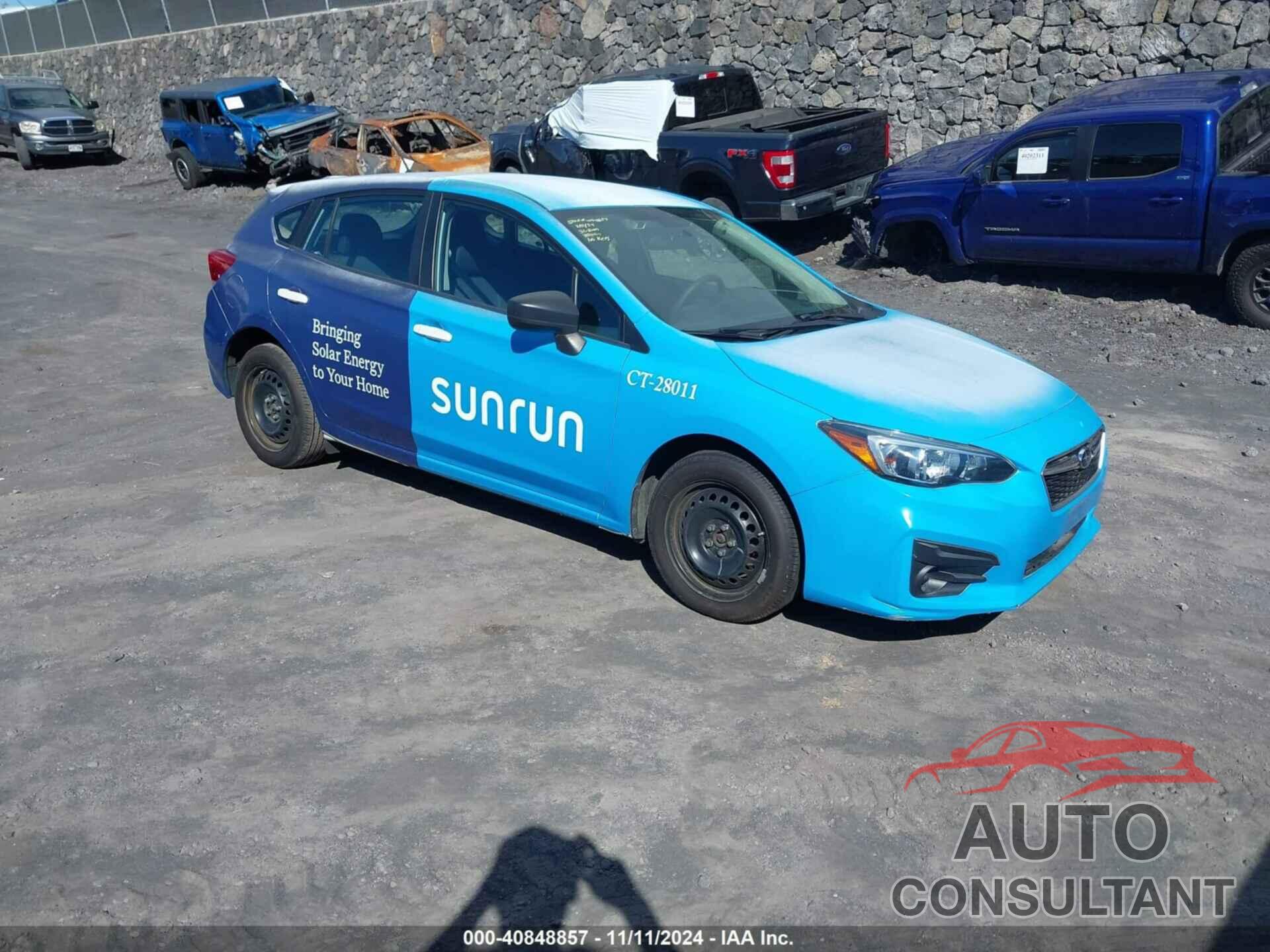 SUBARU IMPREZA 2019 - 4S3GTAB63K3742231