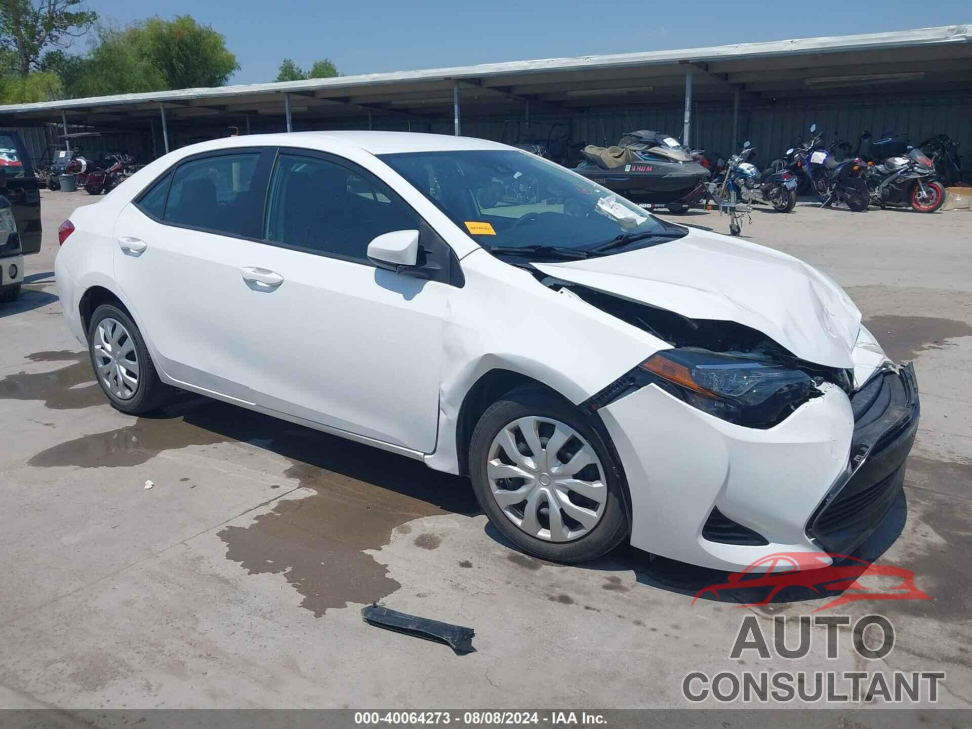 TOYOTA COROLLA 2018 - 2T1BURHE3JC086624