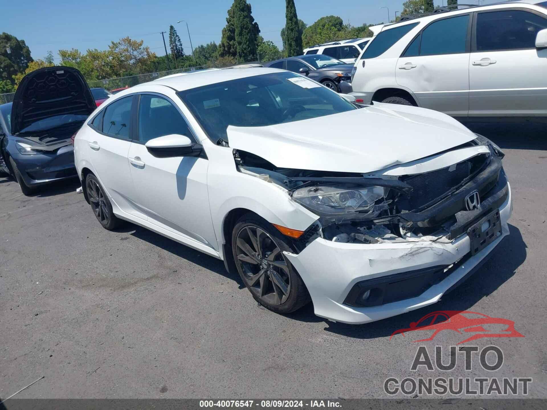 HONDA CIVIC 2019 - 2HGFC2F89KH591861