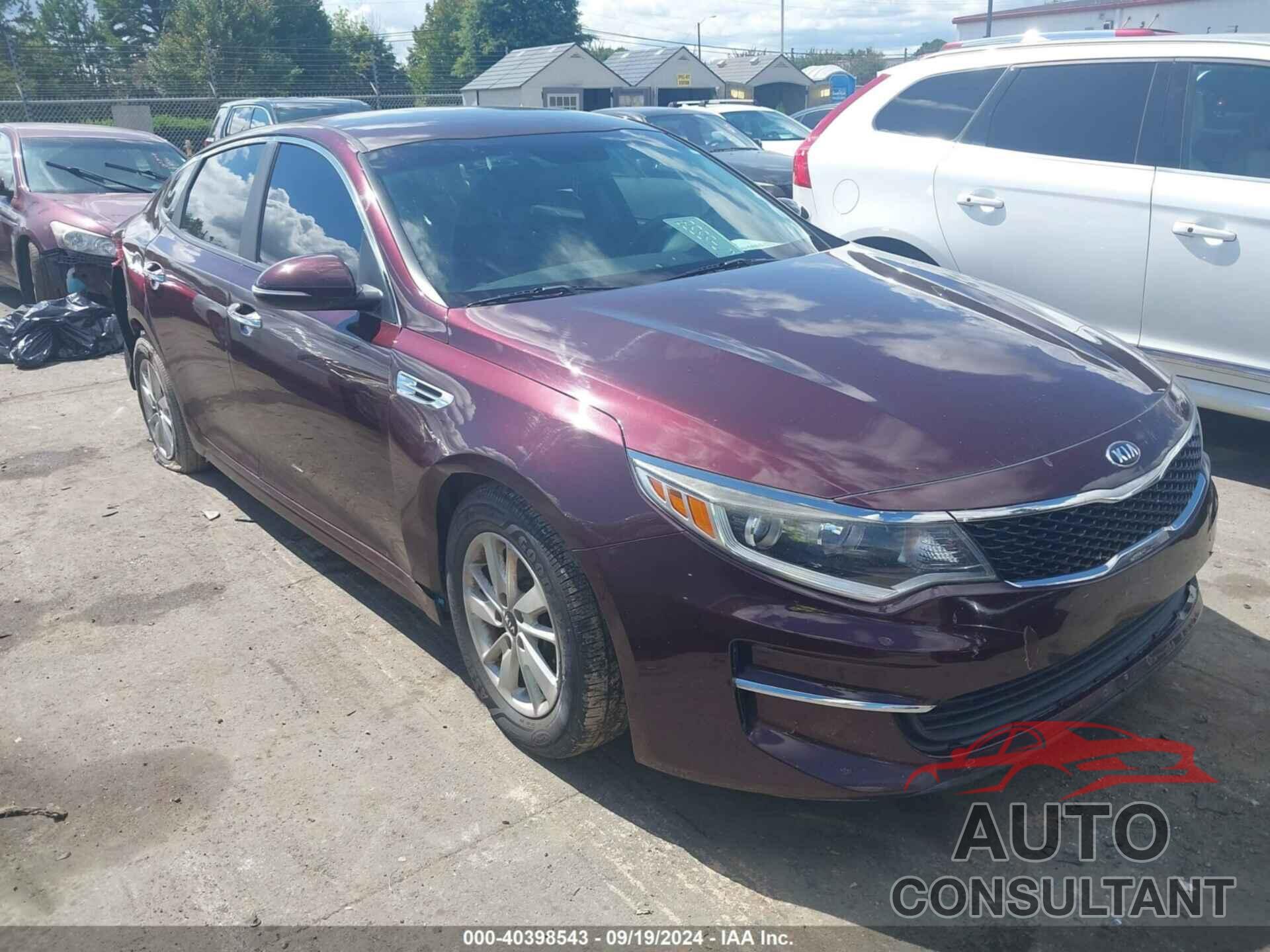 KIA OPTIMA 2016 - 5XXGT4L33GG018729