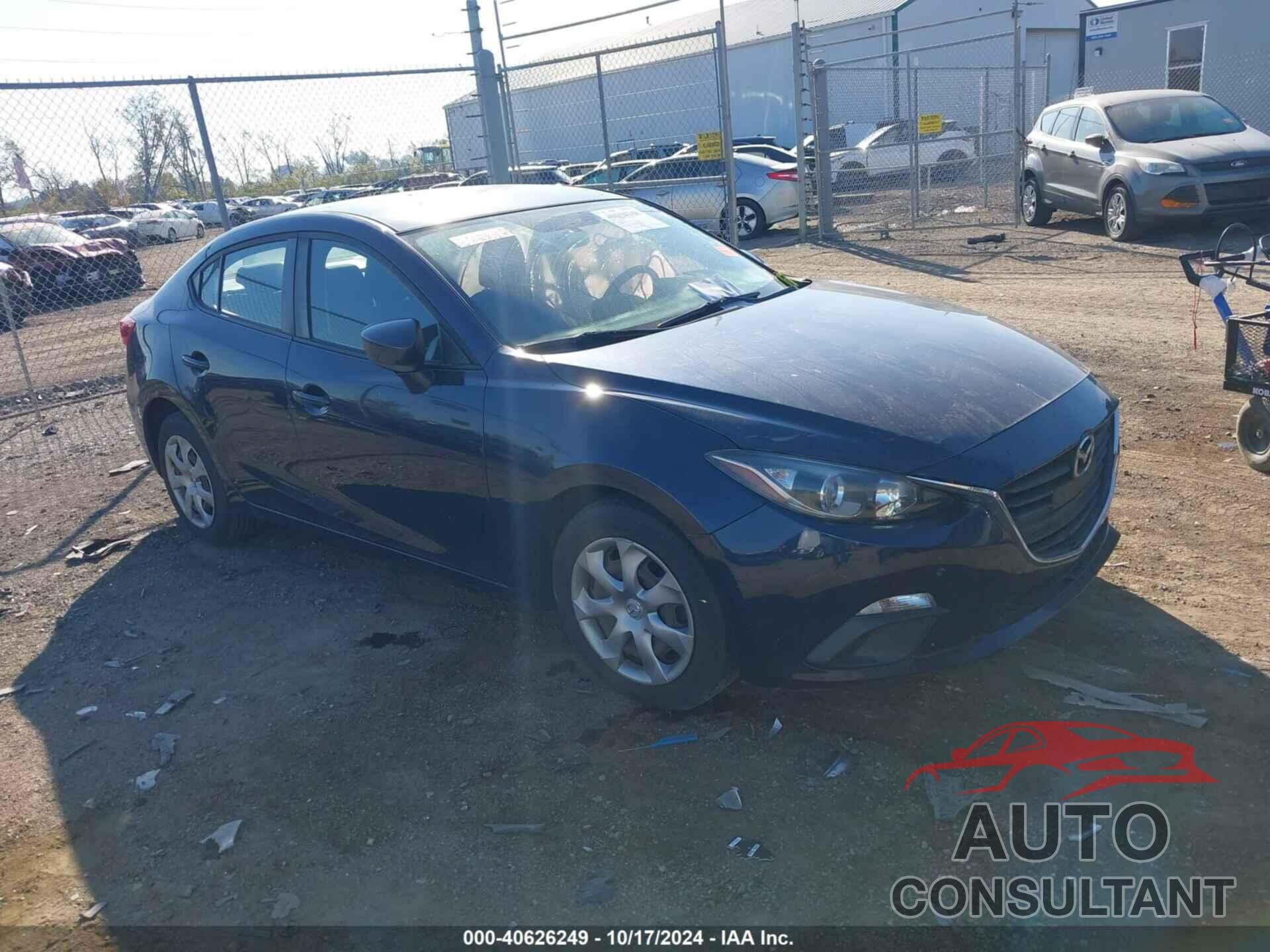 MAZDA MAZDA3 2016 - JM1BM1T7XG1328655