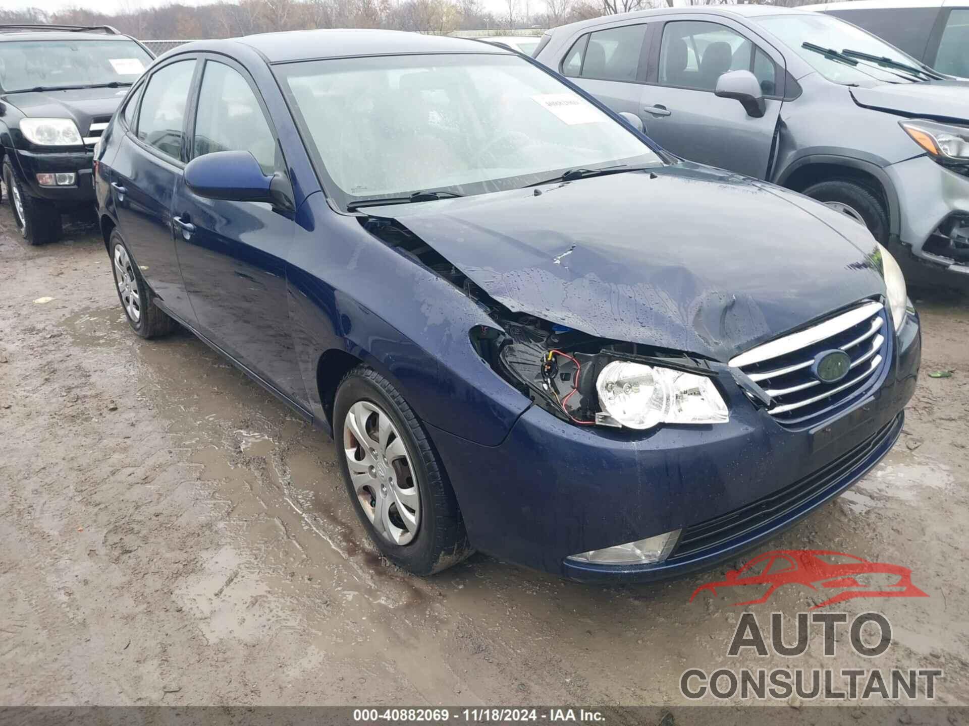 HYUNDAI ELANTRA 2010 - KMHDU4ADXAU129089