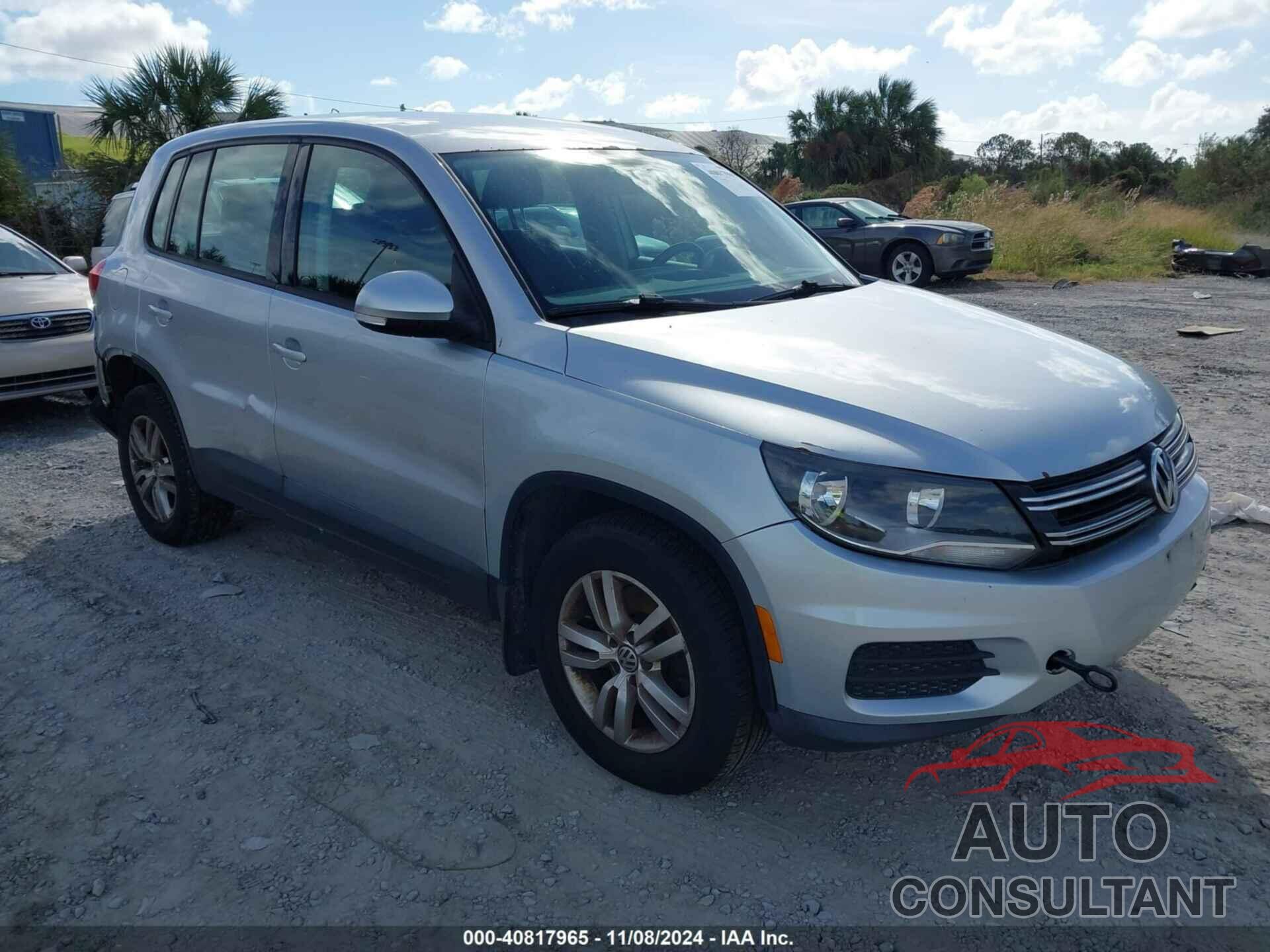 VOLKSWAGEN TIGUAN 2013 - WVGBV3AX0DW621440